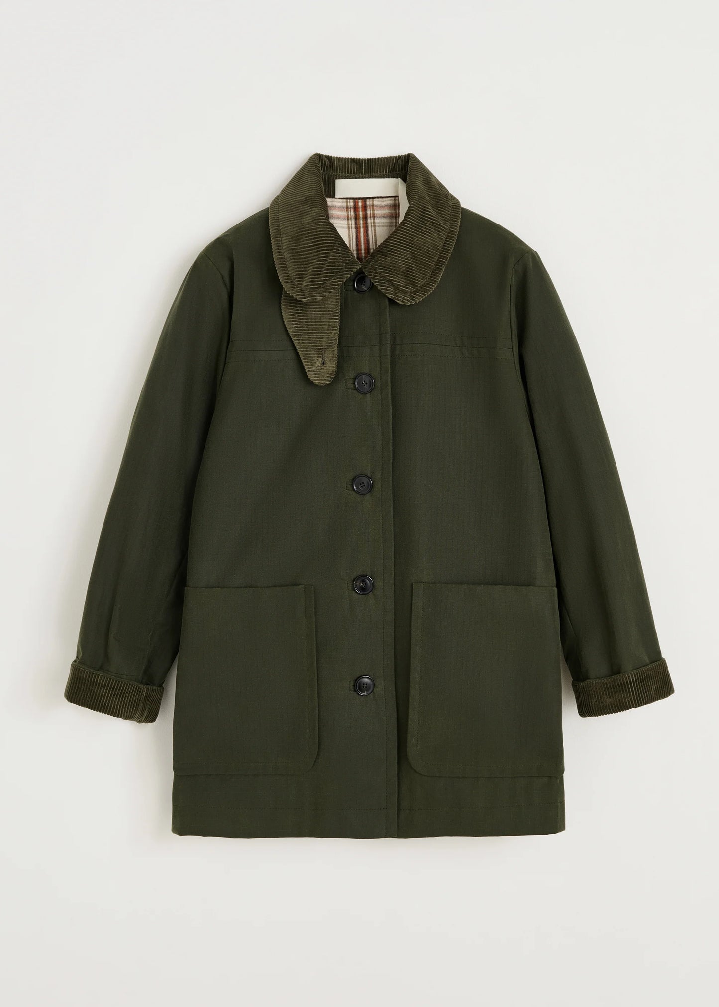 Aiayu "Jamie jacket – ripstop oilskin" Archive Olive