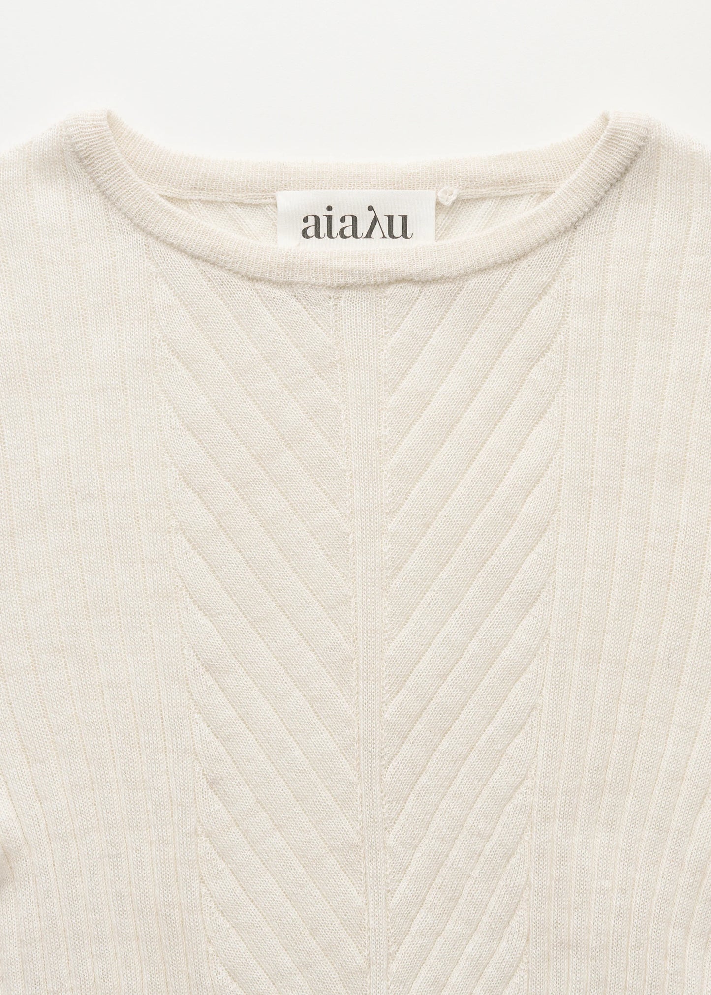 Aiayu "Jaya blouse – pure llama" Mix Albicant