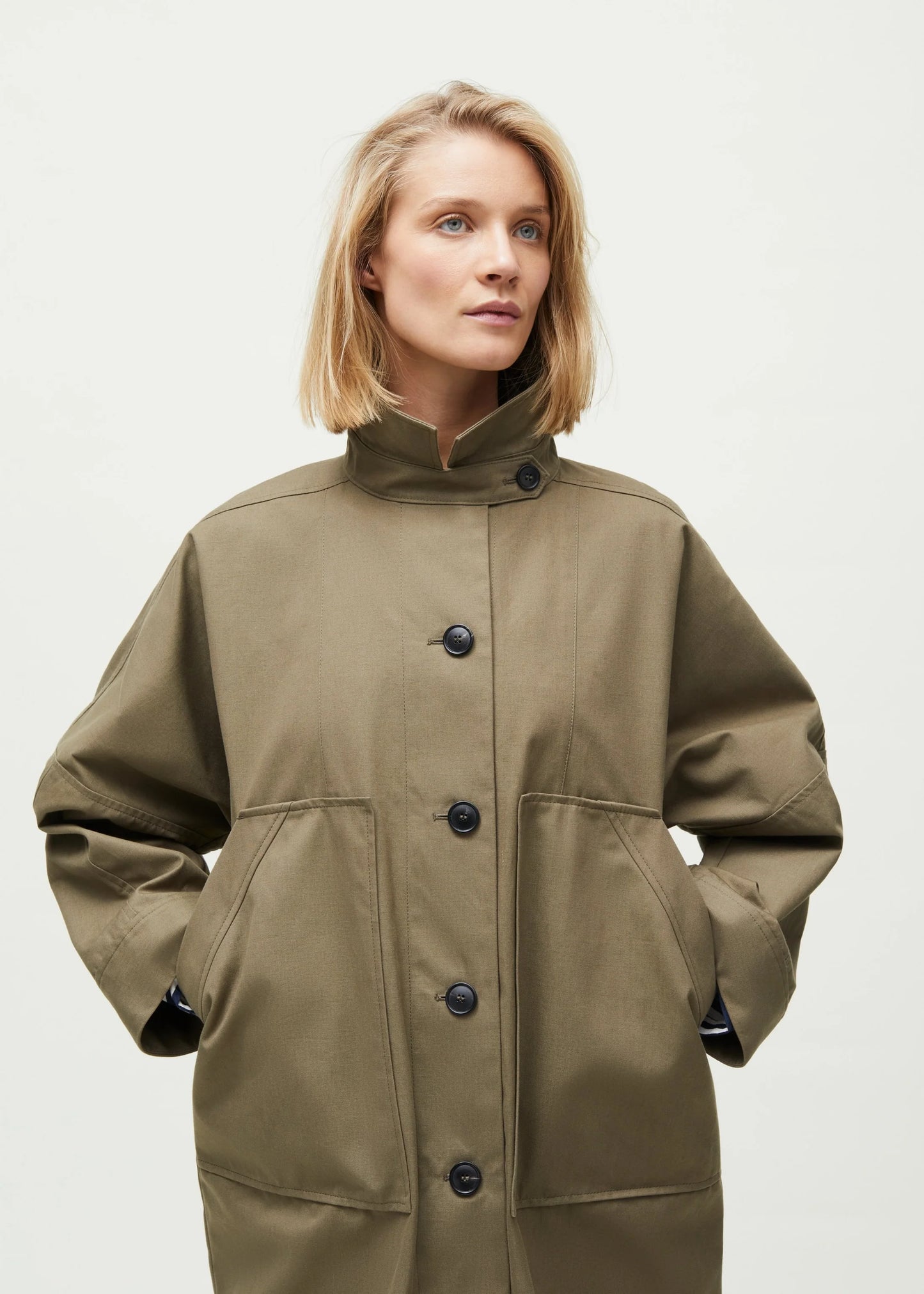 Aiayu "Jean coat II - ventile" Vintage Army