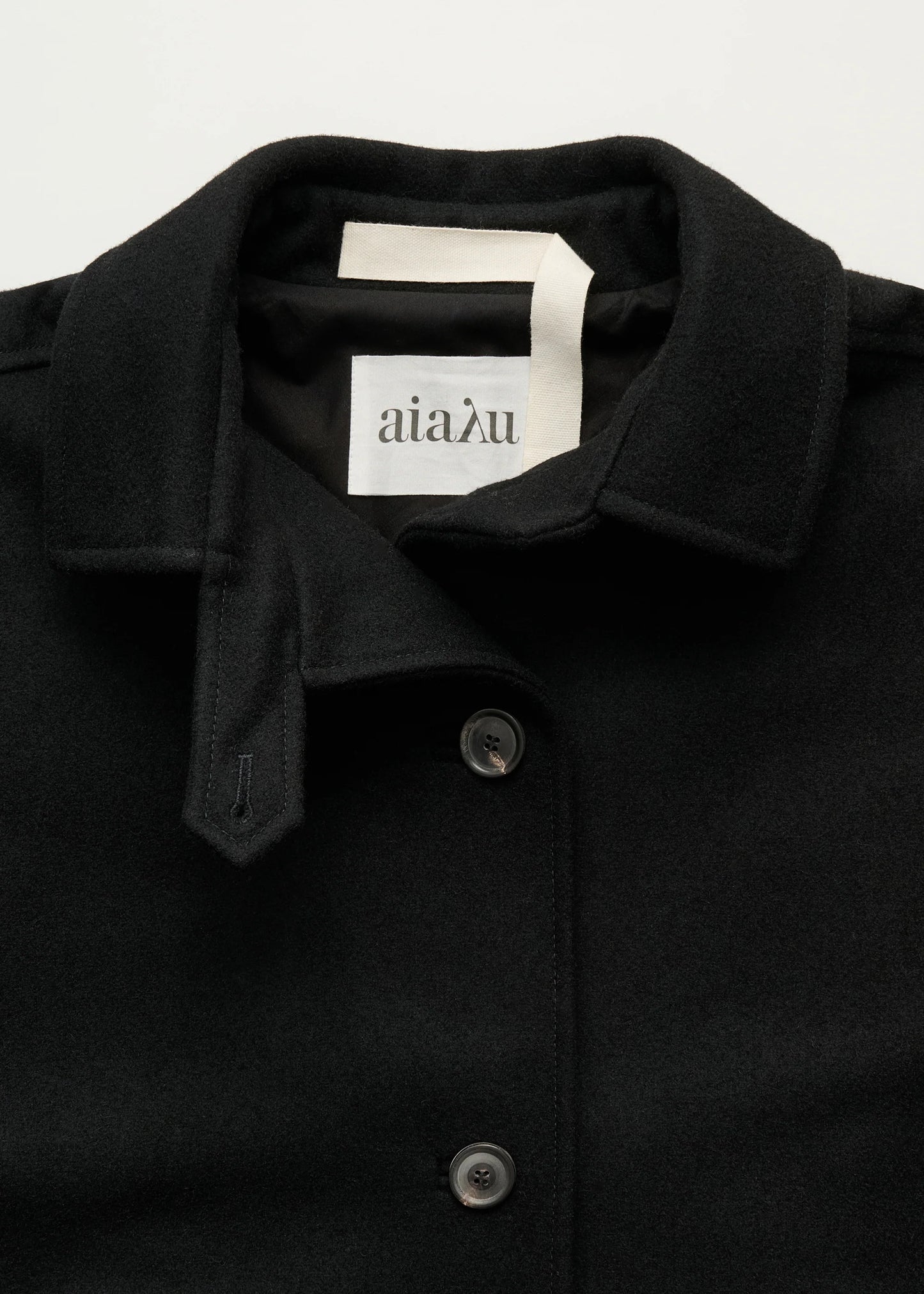 Aiayu "Jo coat loden" Black