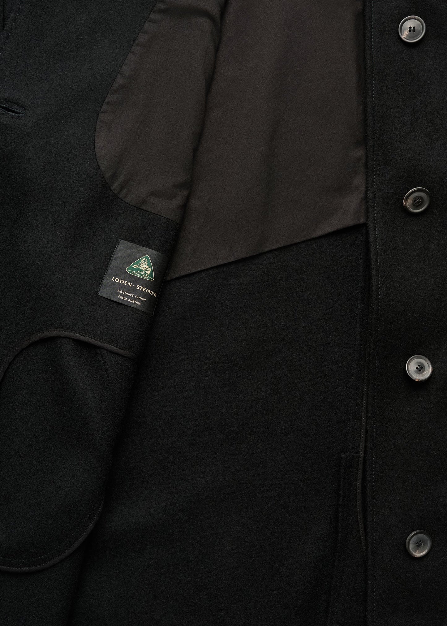 Aiayu "Jo coat loden" Black