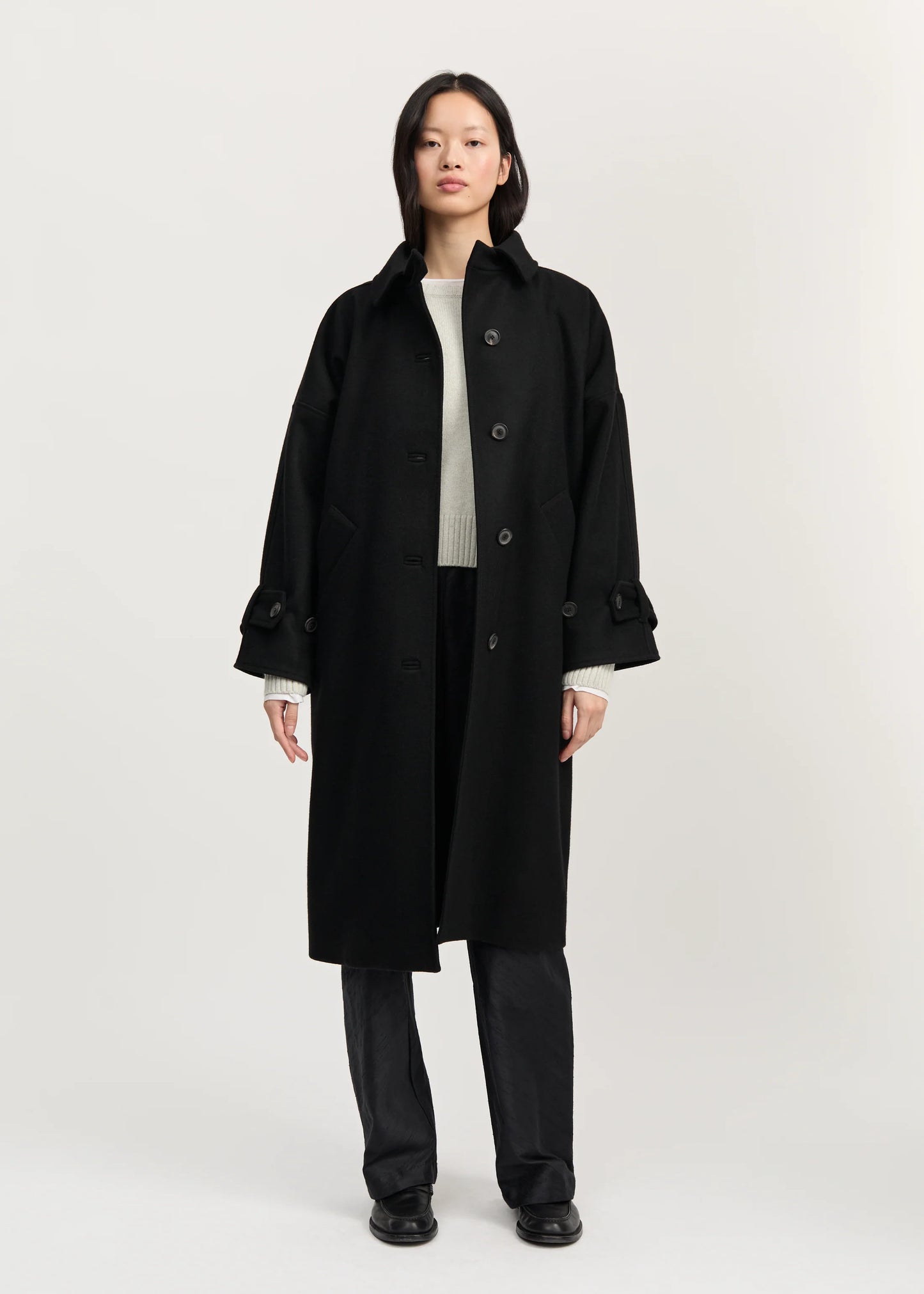 Aiayu "Jo coat loden" Black