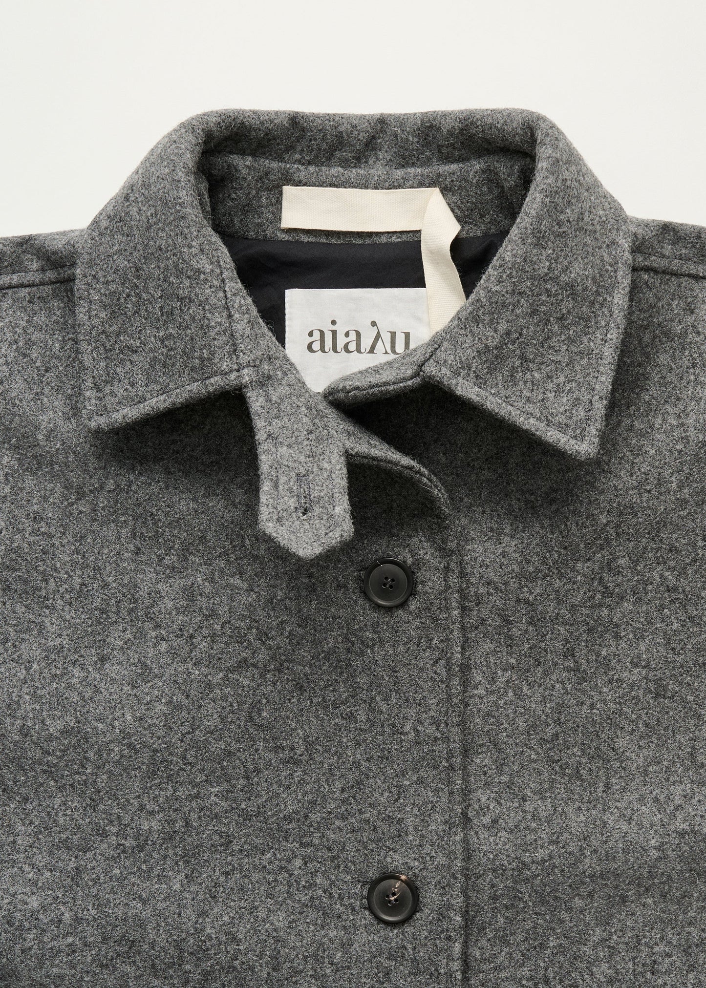 Aiayu "Jo coat loden" Pure Grey
