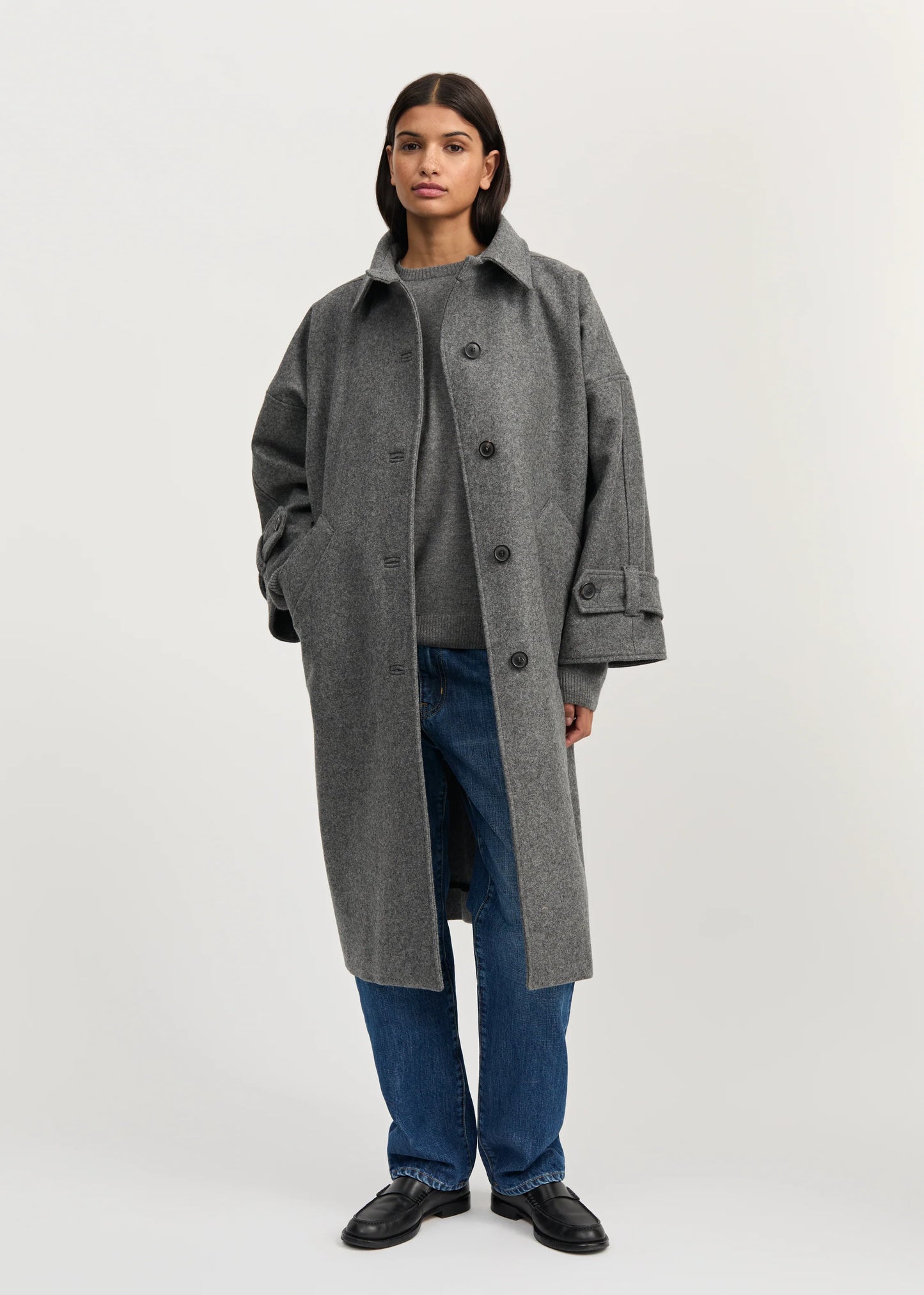 Aiayu "Jo coat loden" Pure Grey