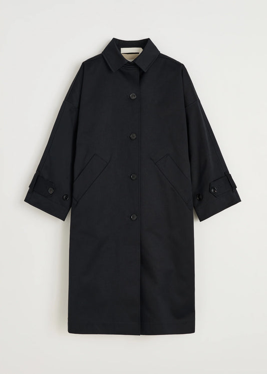 Aiayu "Jo coat twill" Black Navy