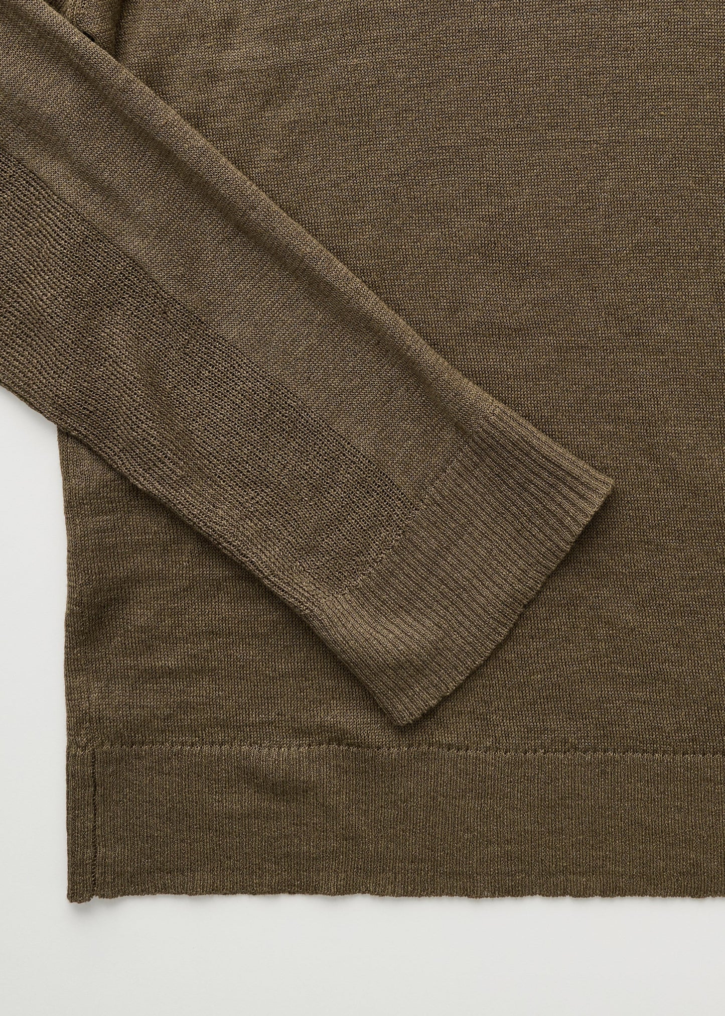 Aiayu "Kanika sweater – linen" Green Wood