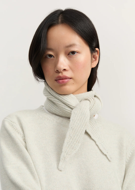 Aiayu "Knox scarf – cashmere" Dove Mouline