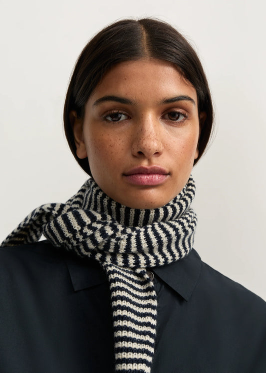 Aiayu "Knox scarf – cashmere" Mix Black Blue
