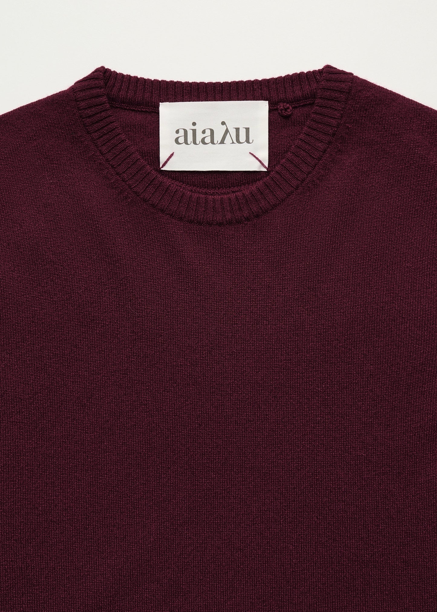 Aiayu "Leonardo sweater – pure cashmere" Bordeaux