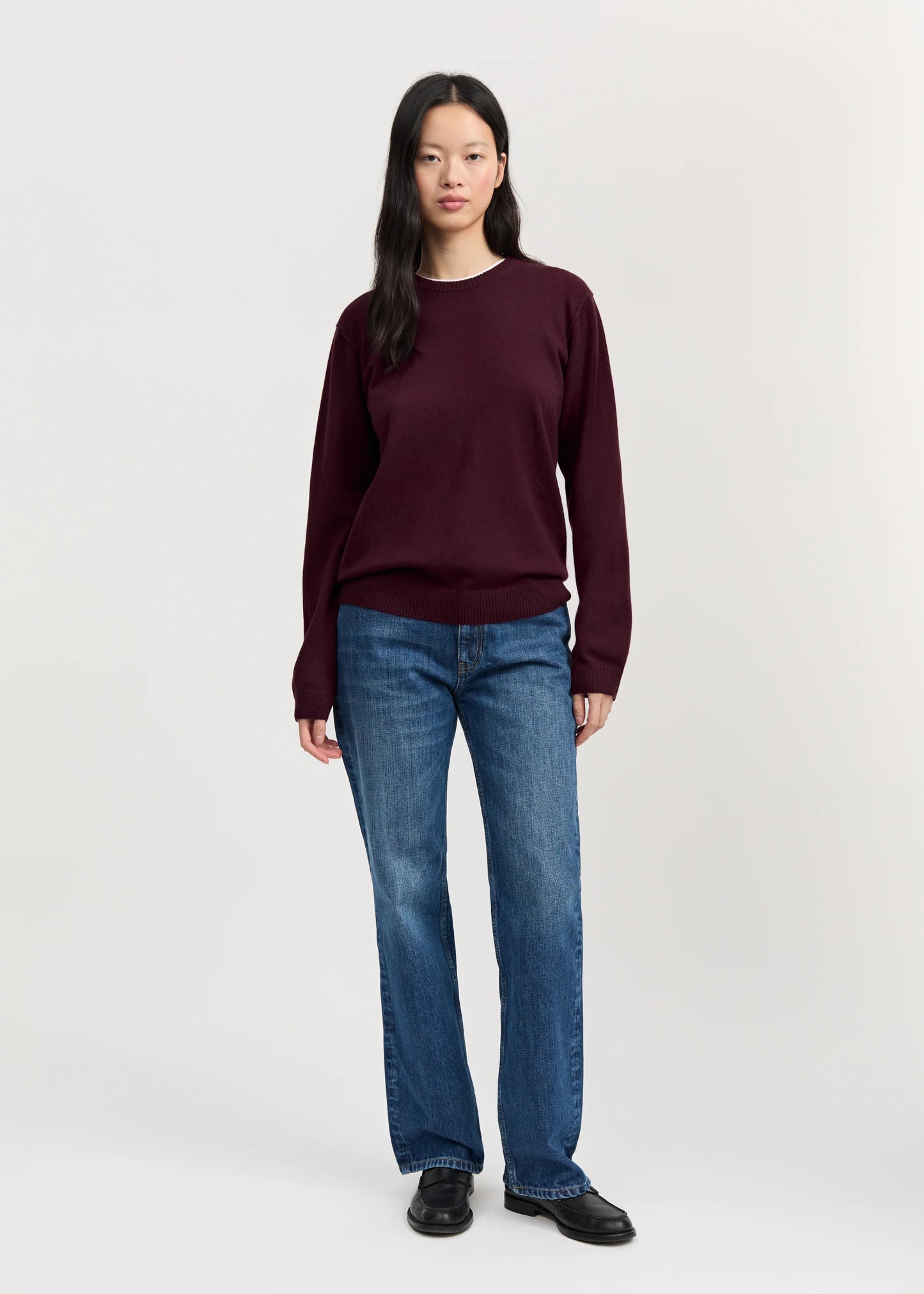 Aiayu "Leonardo sweater – pure cashmere" Bordeaux