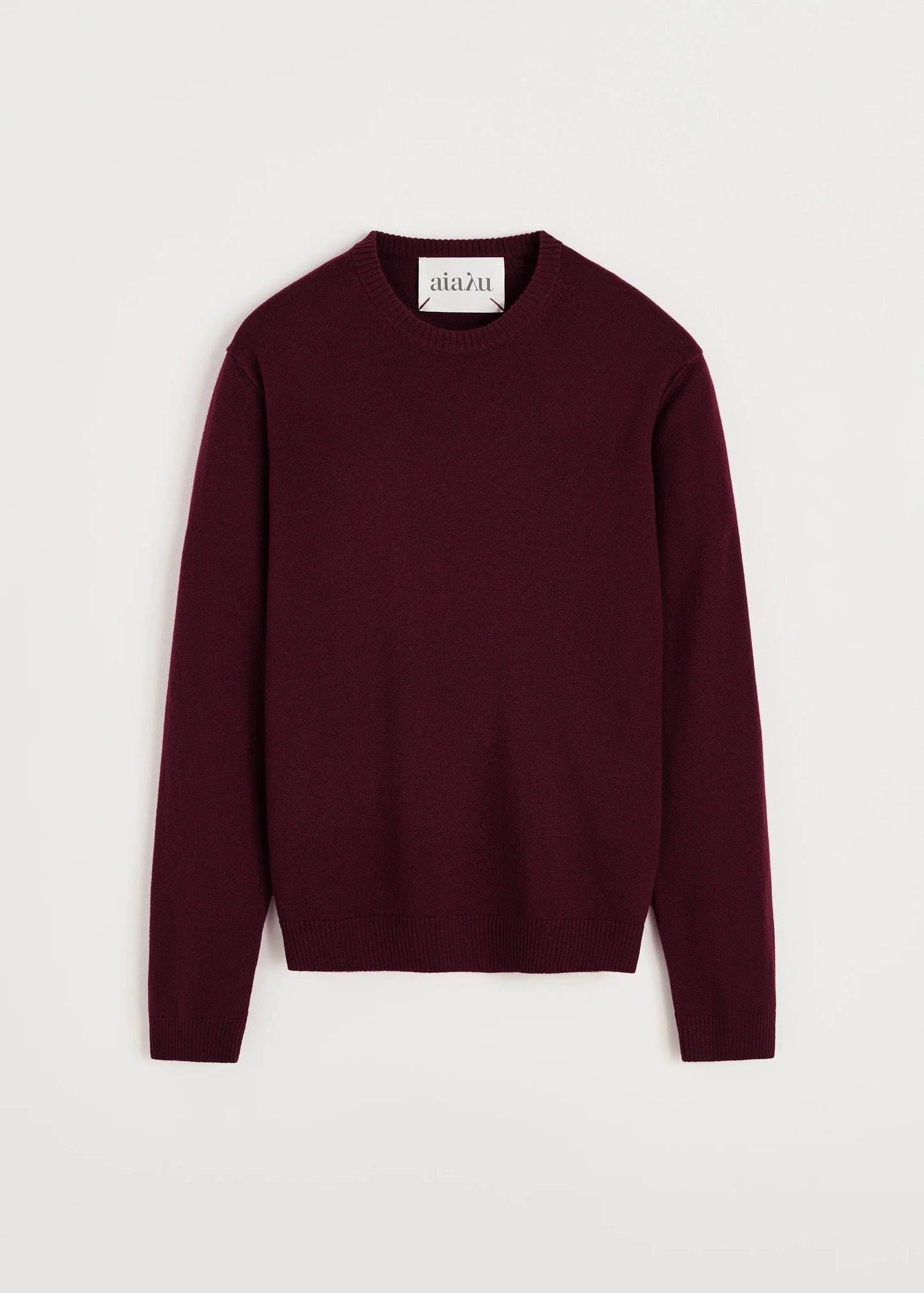 Aiayu "Leonardo sweater – pure cashmere" Bordeaux