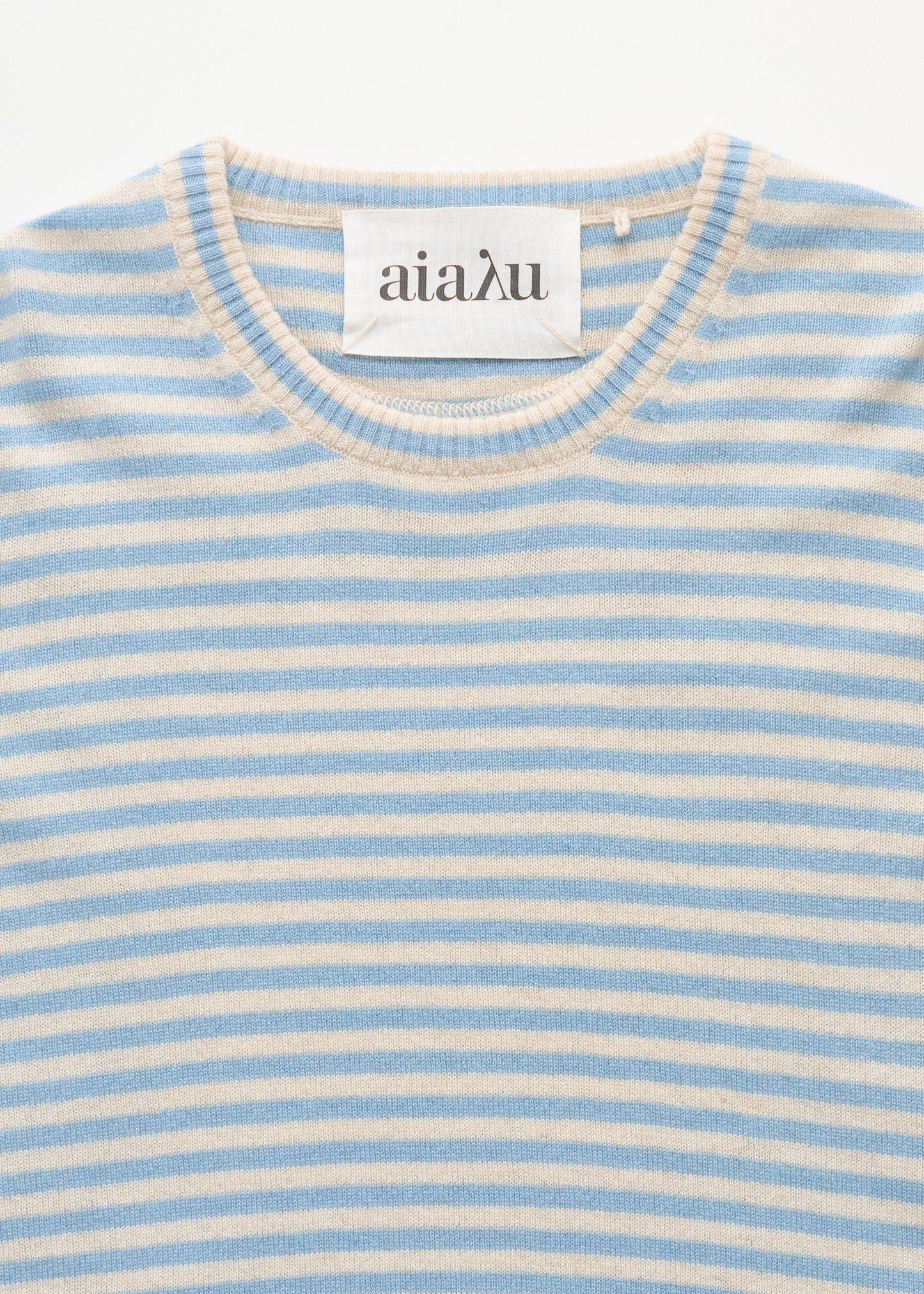 Aiayu "Leonardo sweater – pure cashmere" Mix Opal Blue