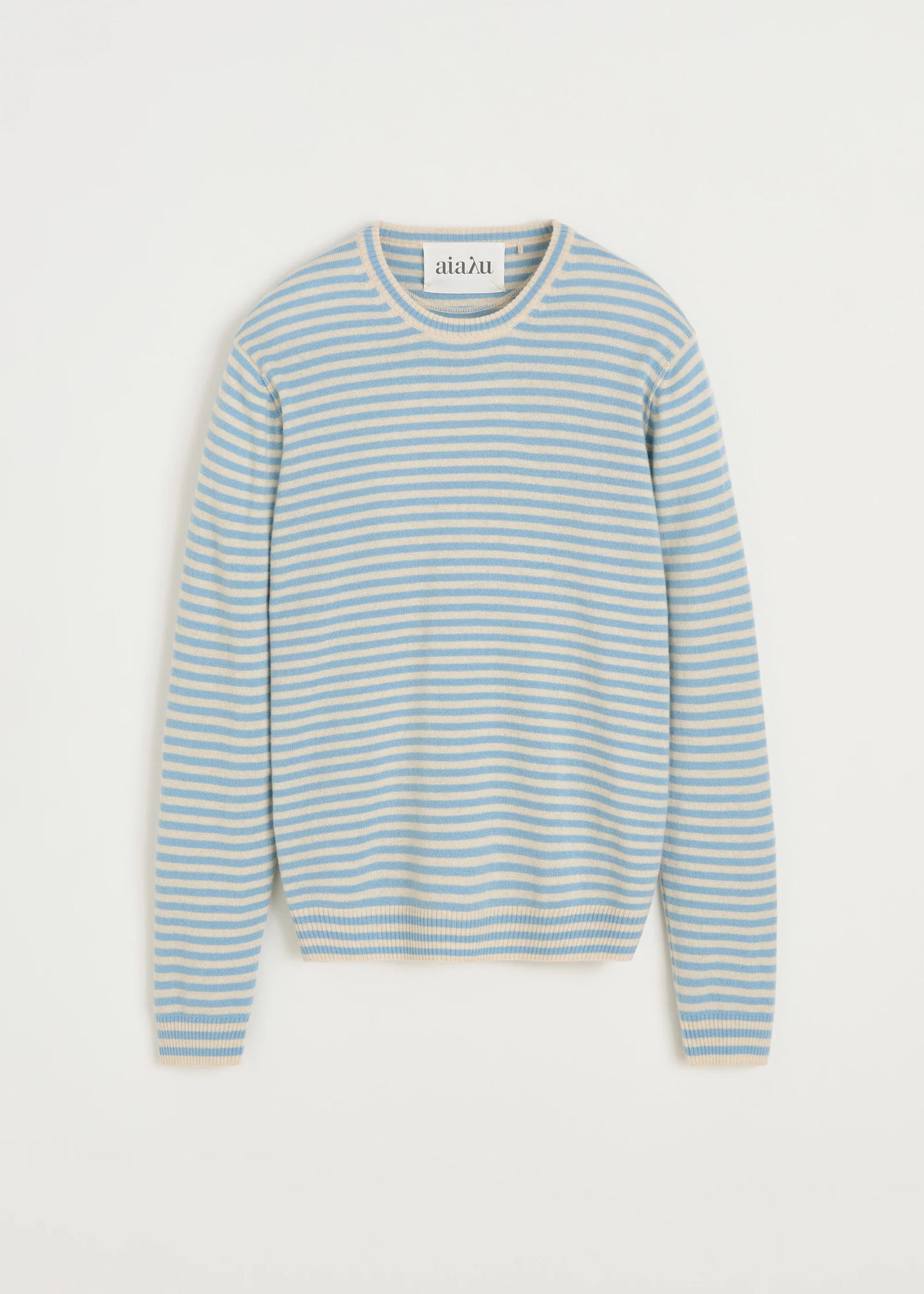 Aiayu "Leonardo sweater – pure cashmere" Mix Opal Blue