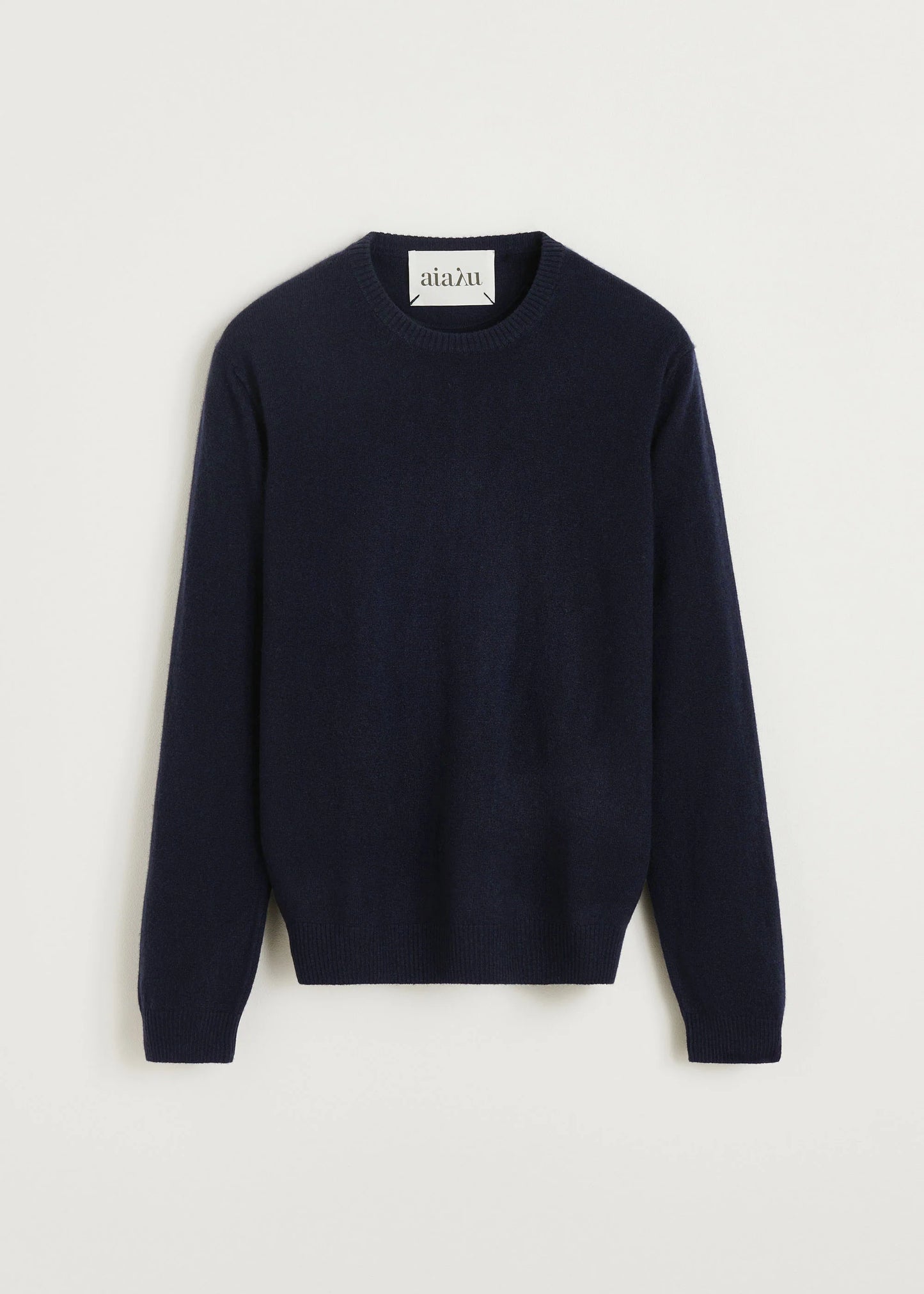 Aiayu "Leonardo sweater – pure cashmere" Black Blue
