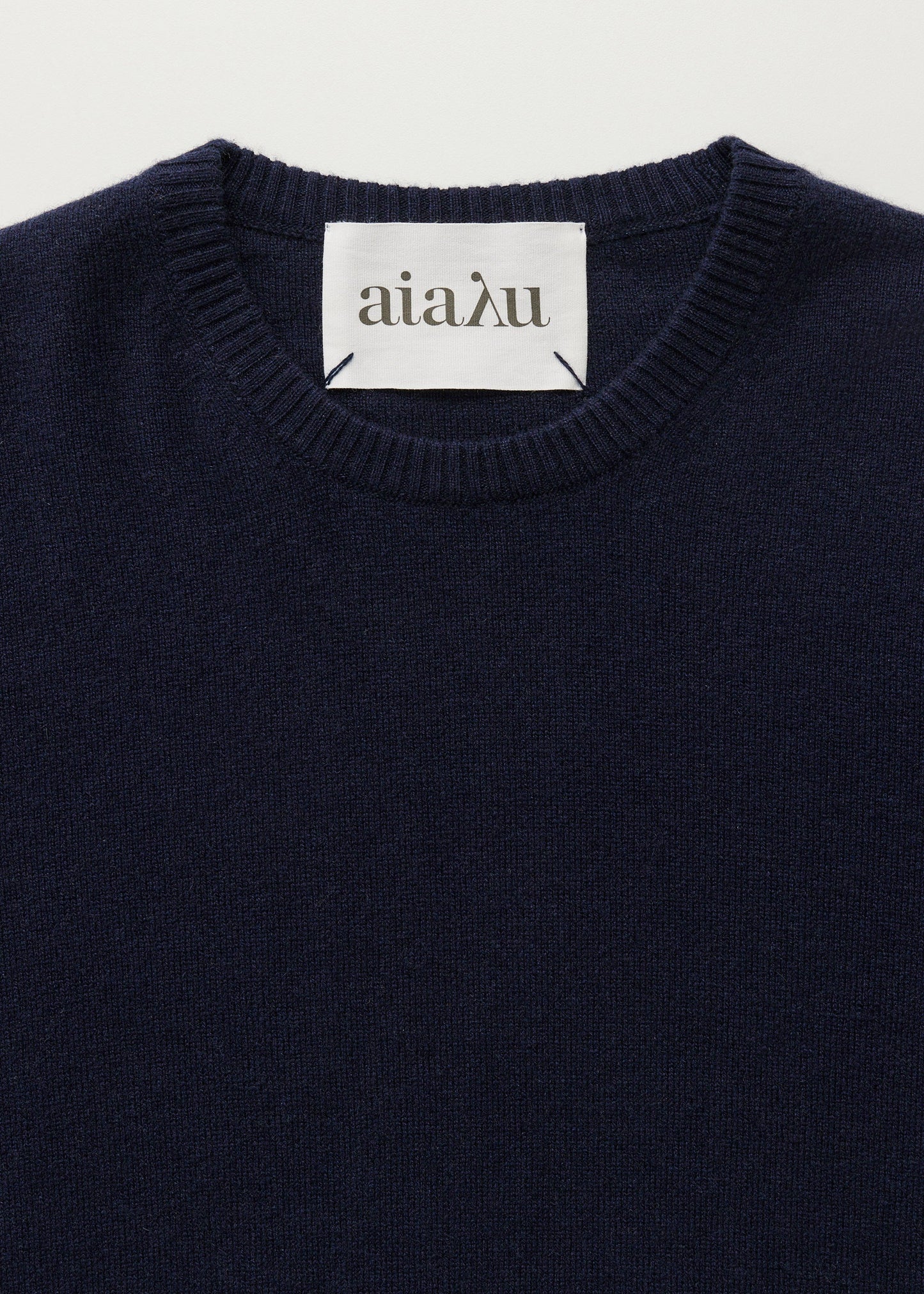 Aiayu "Leonardo sweater – pure cashmere" Black Blue