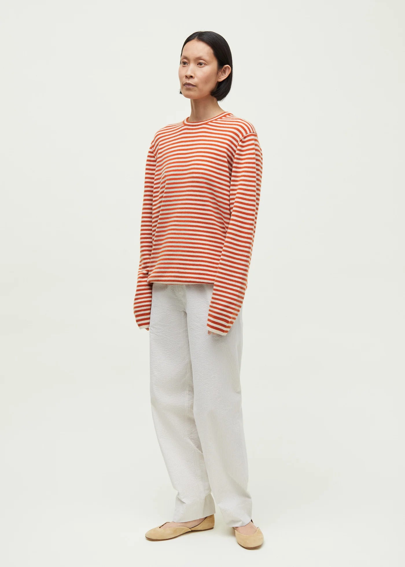 Aiayu "Leonardo sweater - pure cashmere" Mix Orange