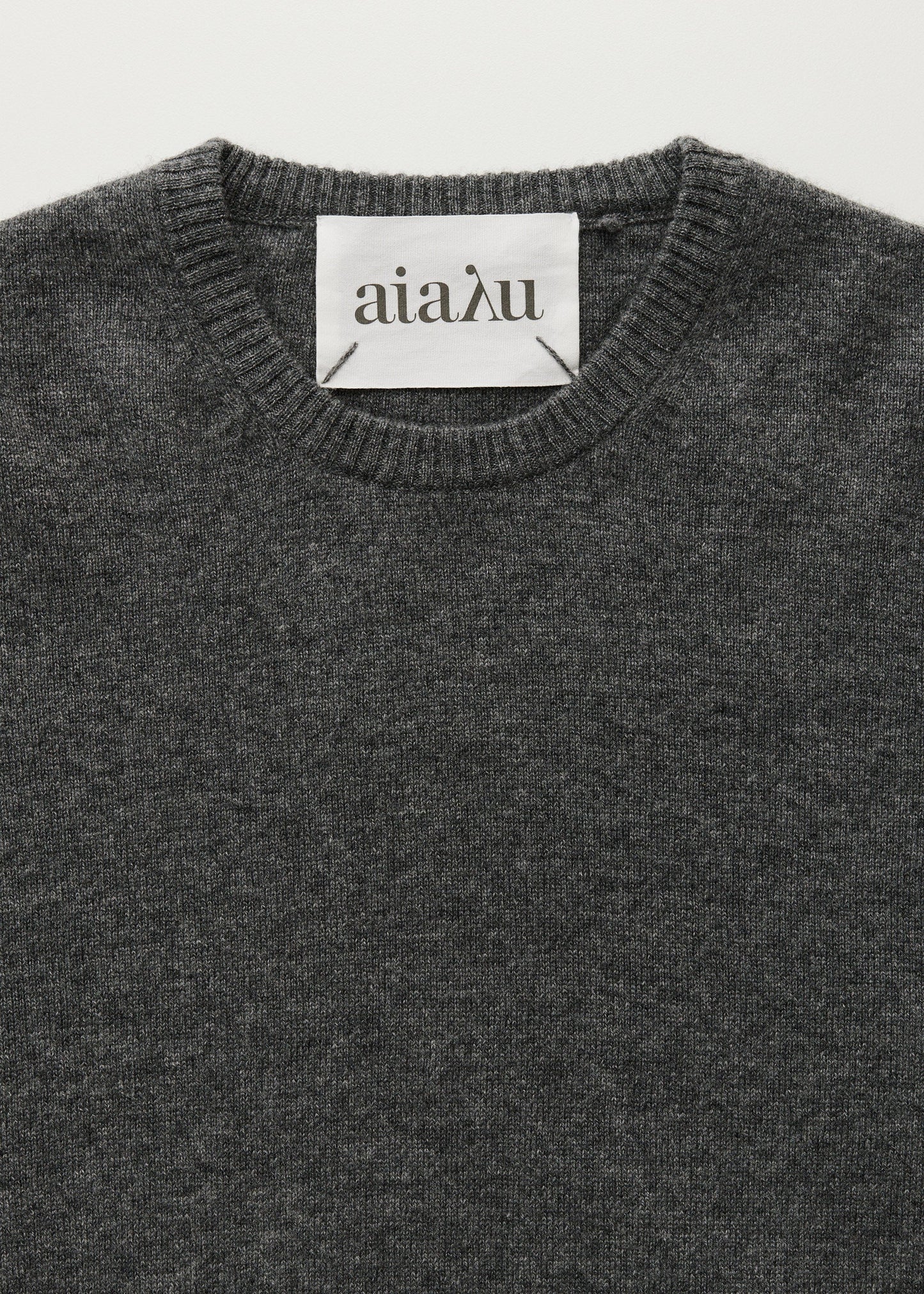 Aiayu "Leonardo sweater – pure cashmere" Stormy