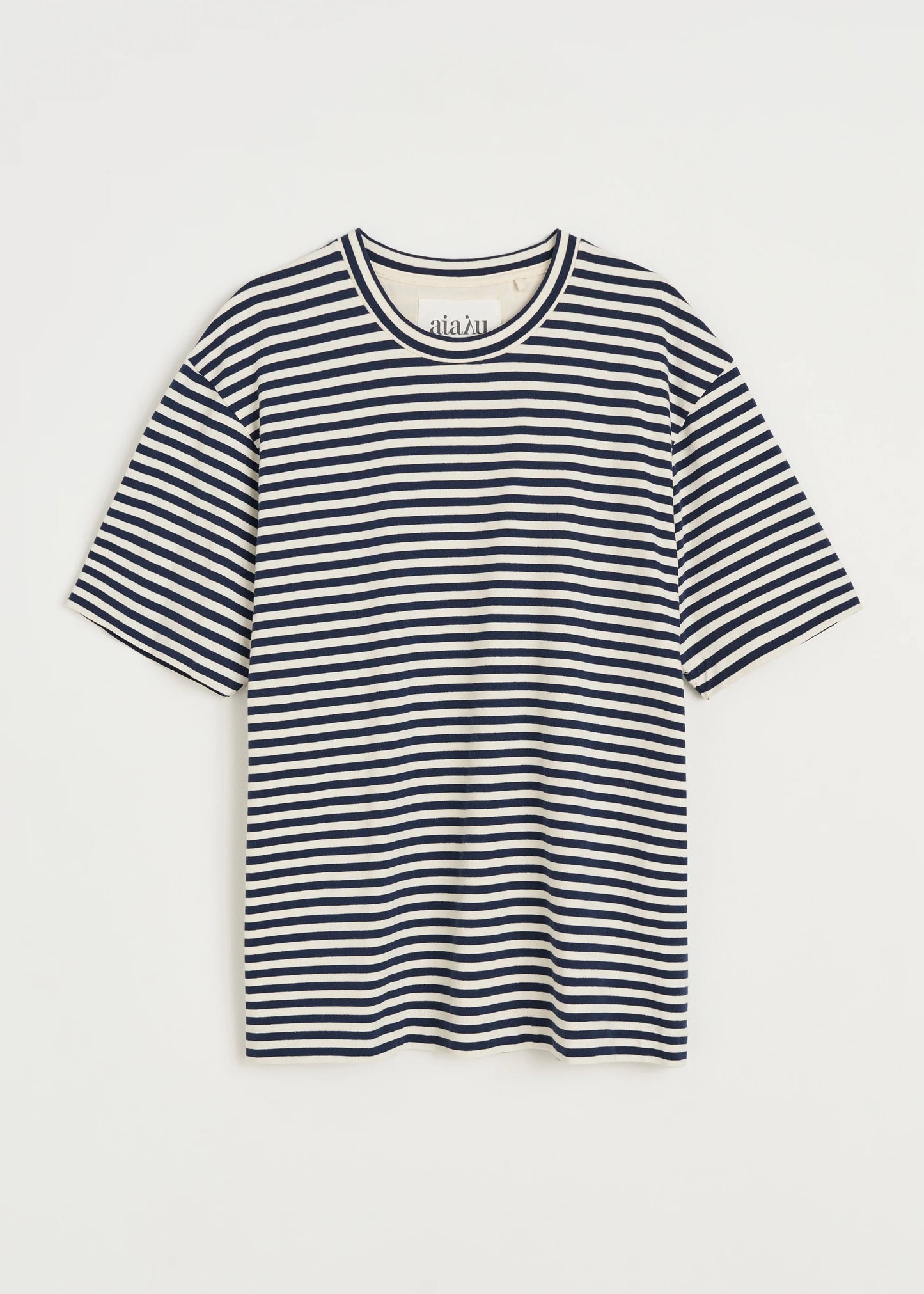 Aiayu "Lui circular striped tee" Mix Night