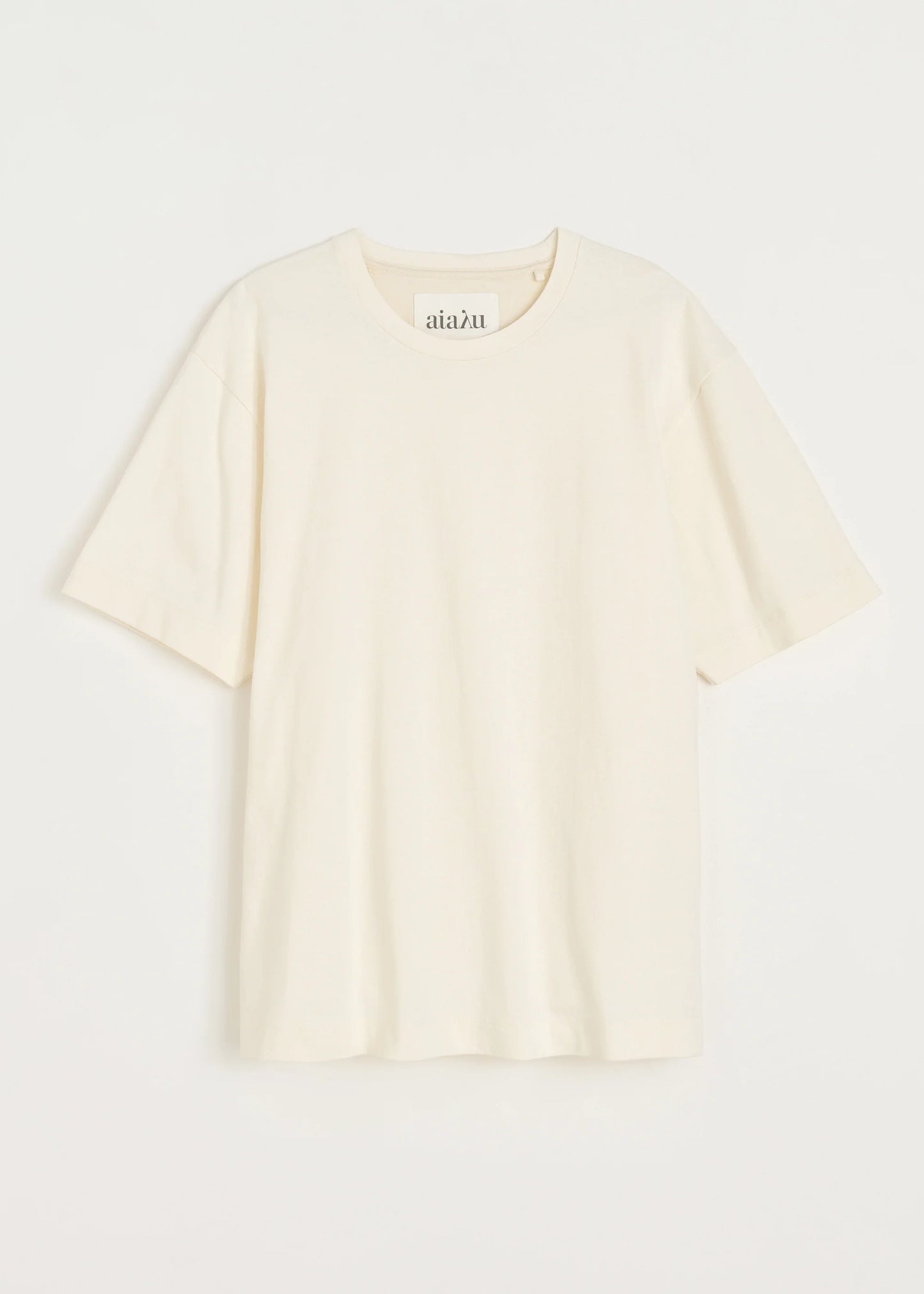 Aiayu "Lui circular tee" Pure Ecru