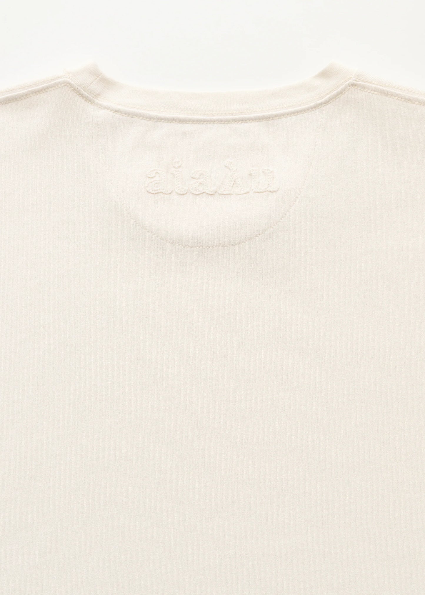 Aiayu "Lui circular tee" Pure Ecru