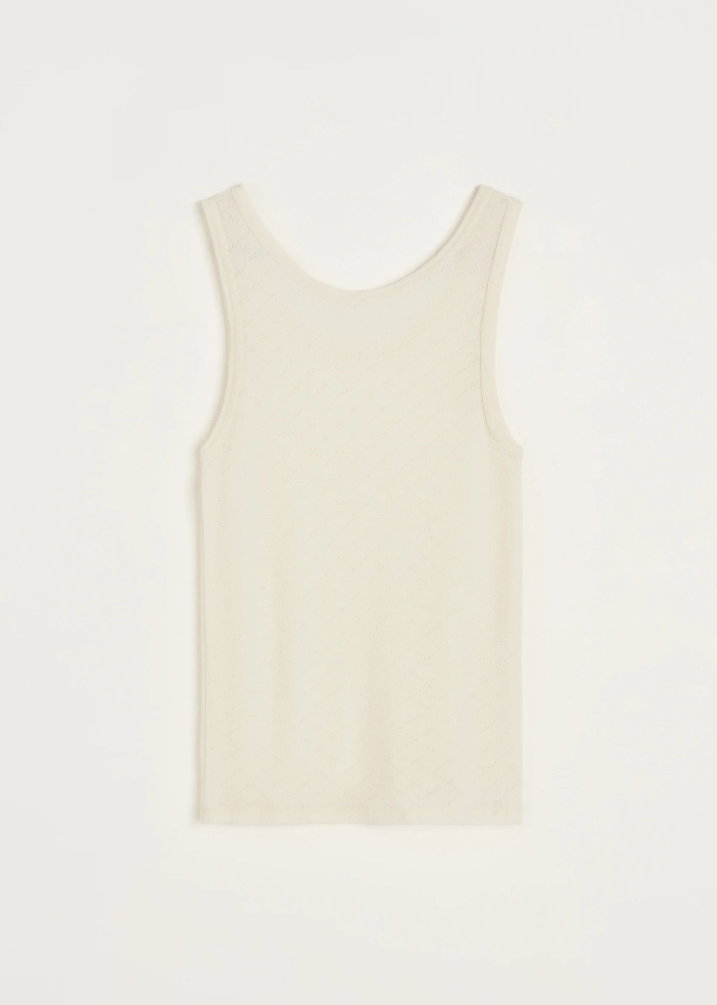 Aiayu "Lumae tank Merino" Pure Ecru