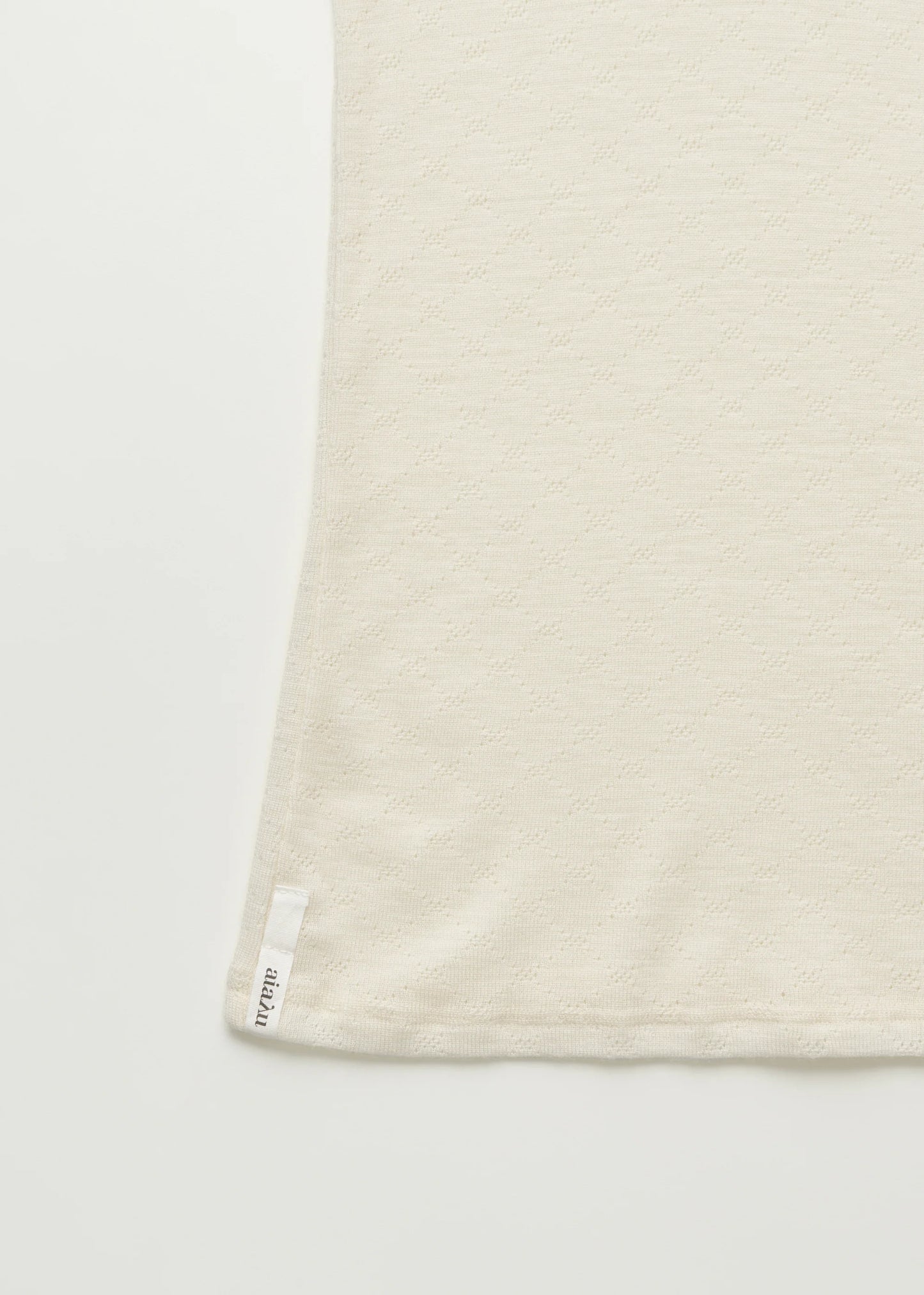 Aiayu "Lumae tank Merino" Pure Ecru