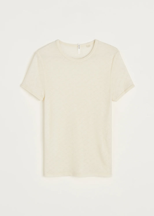 Aiayu "Lumae tee Merino" Pure Ecru