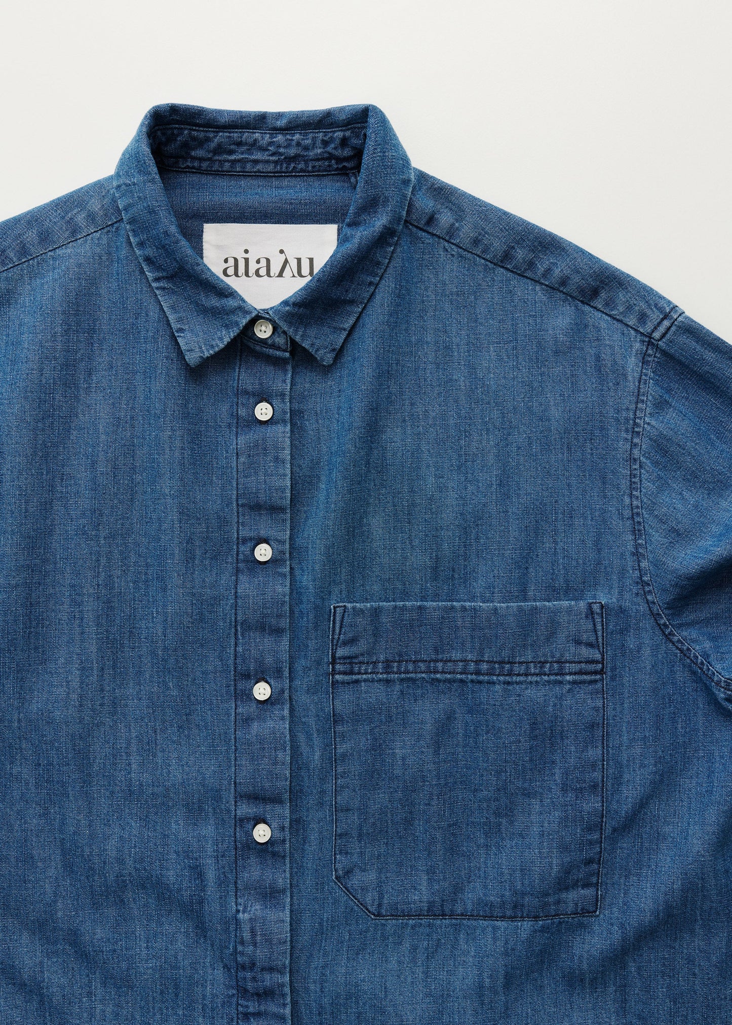 Aiayu "Lynette Shirt Denim" Iceberg