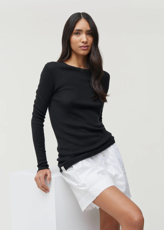 Aiayu "Madigan Cashmere blouse" Black