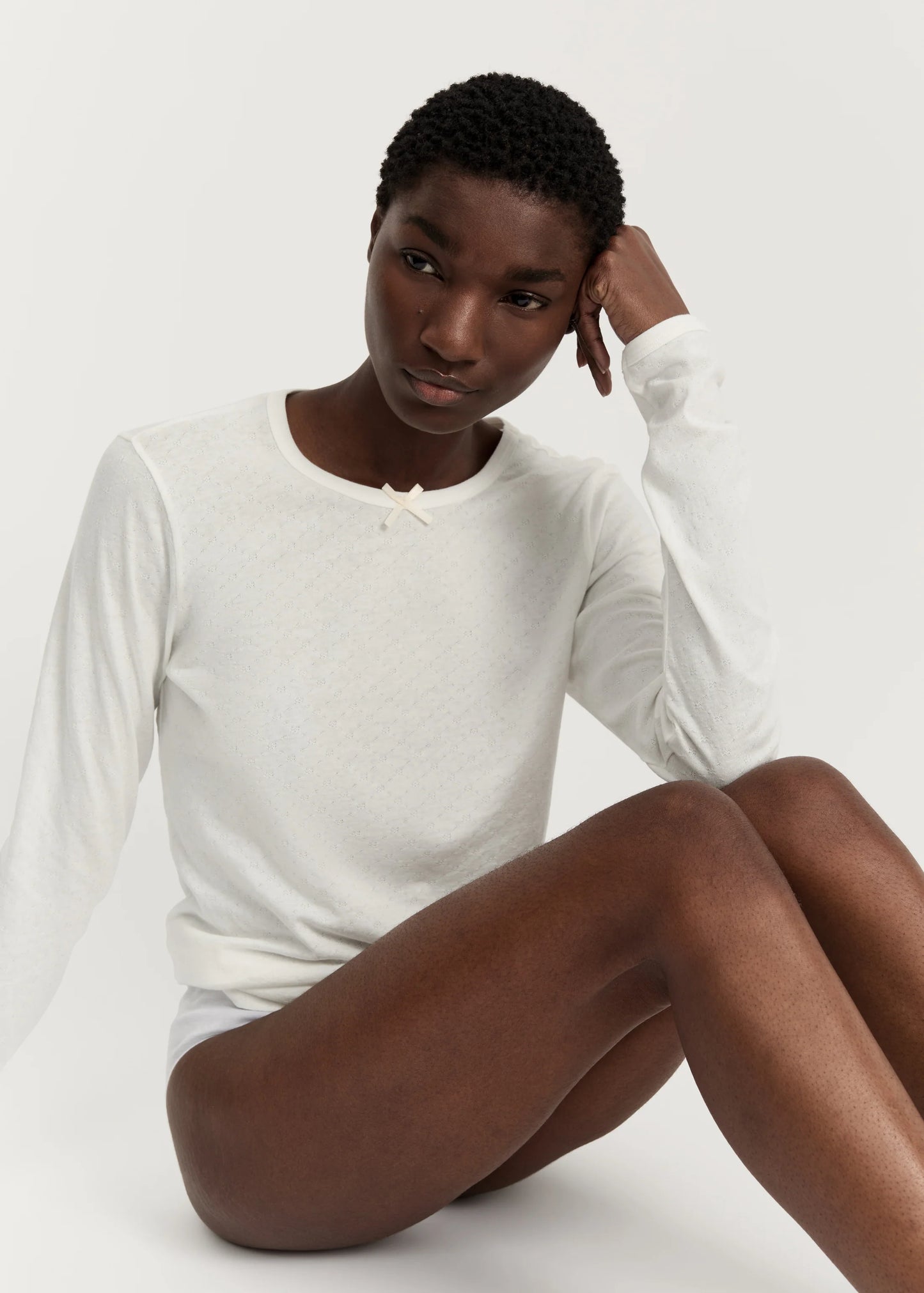 Aiayu "Messhu Long Sleeve" Pure Ecru