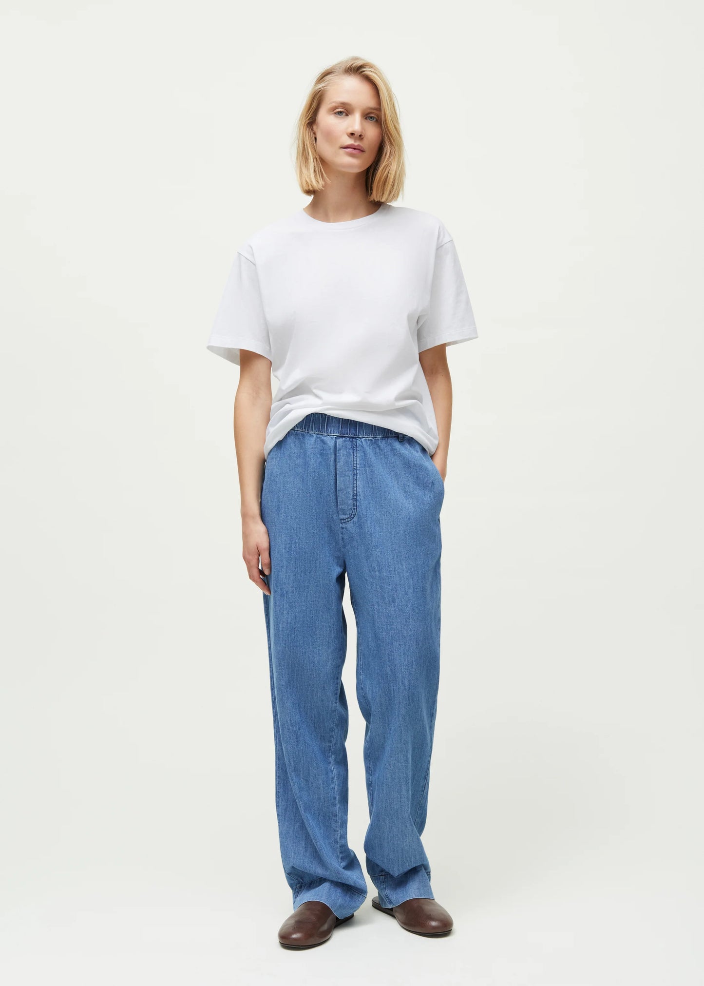 Aiayu "Miles pant denim" Iceberg