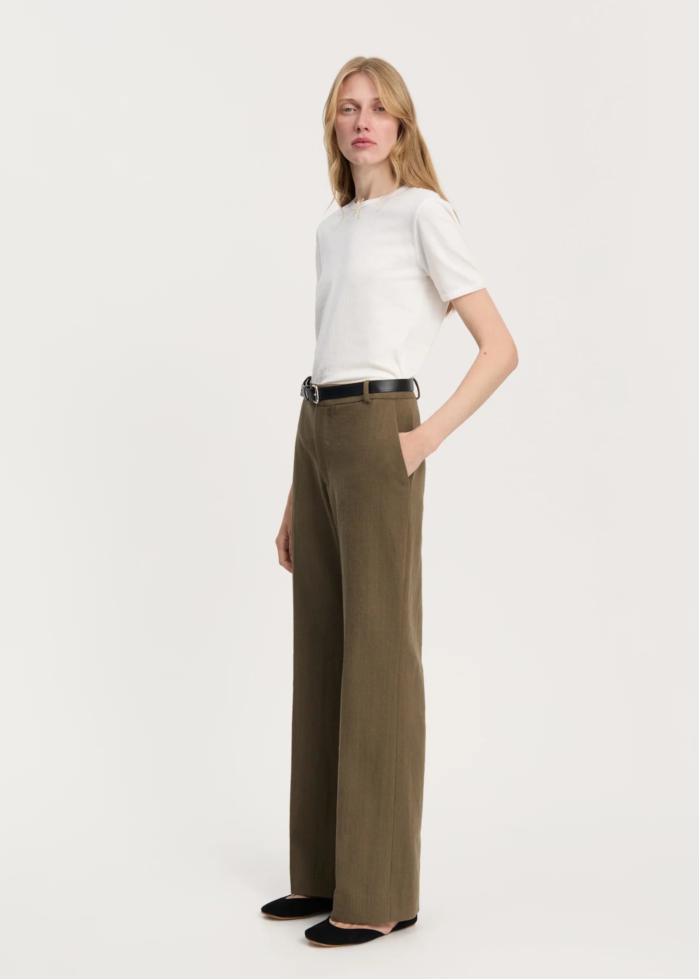 Aiayu "Milo pant cotton" Green Wood