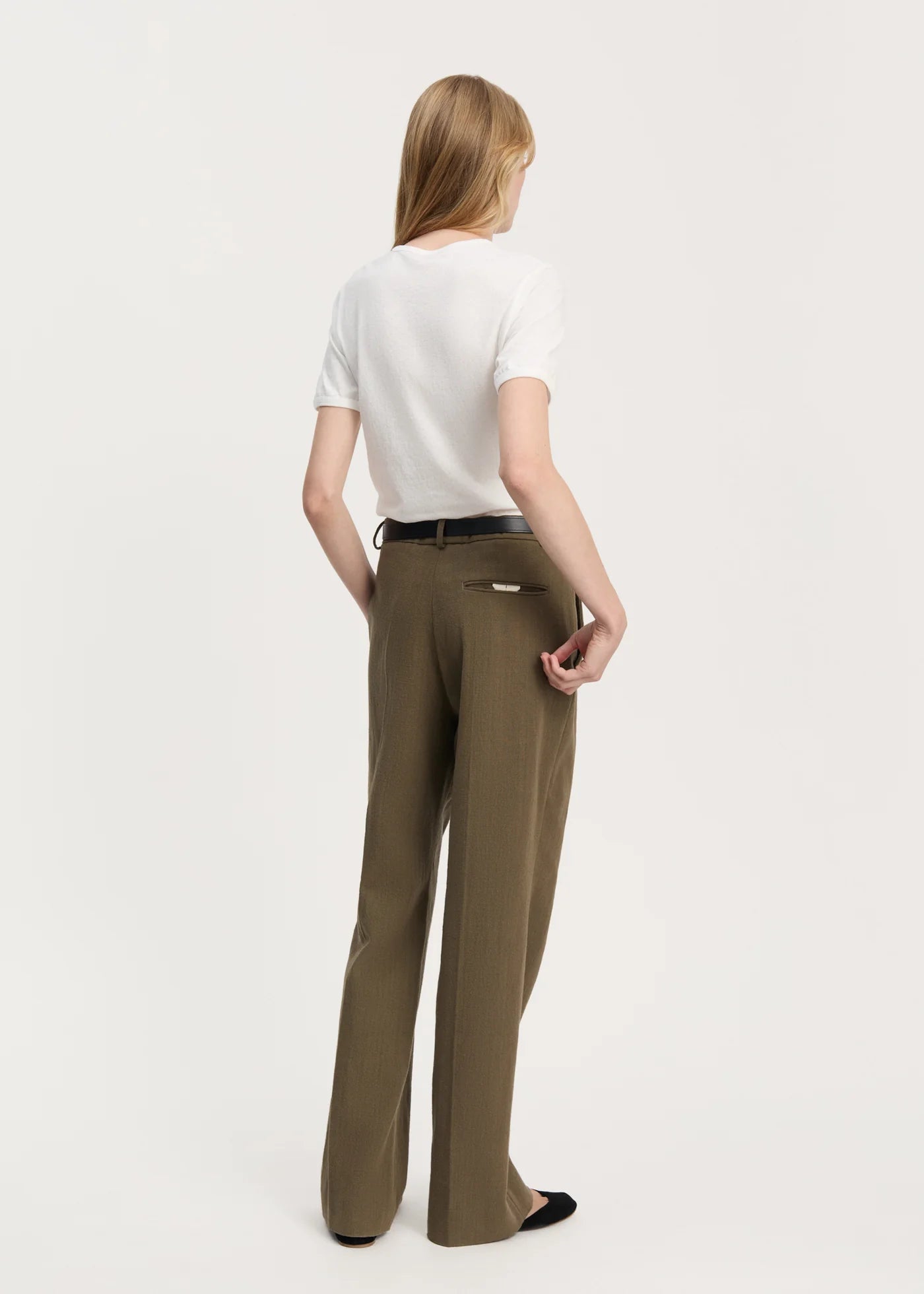 Aiayu "Milo pant cotton" Green Wood