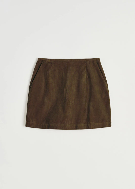 Aiayu "Mini Skirt Corduroy" Bark