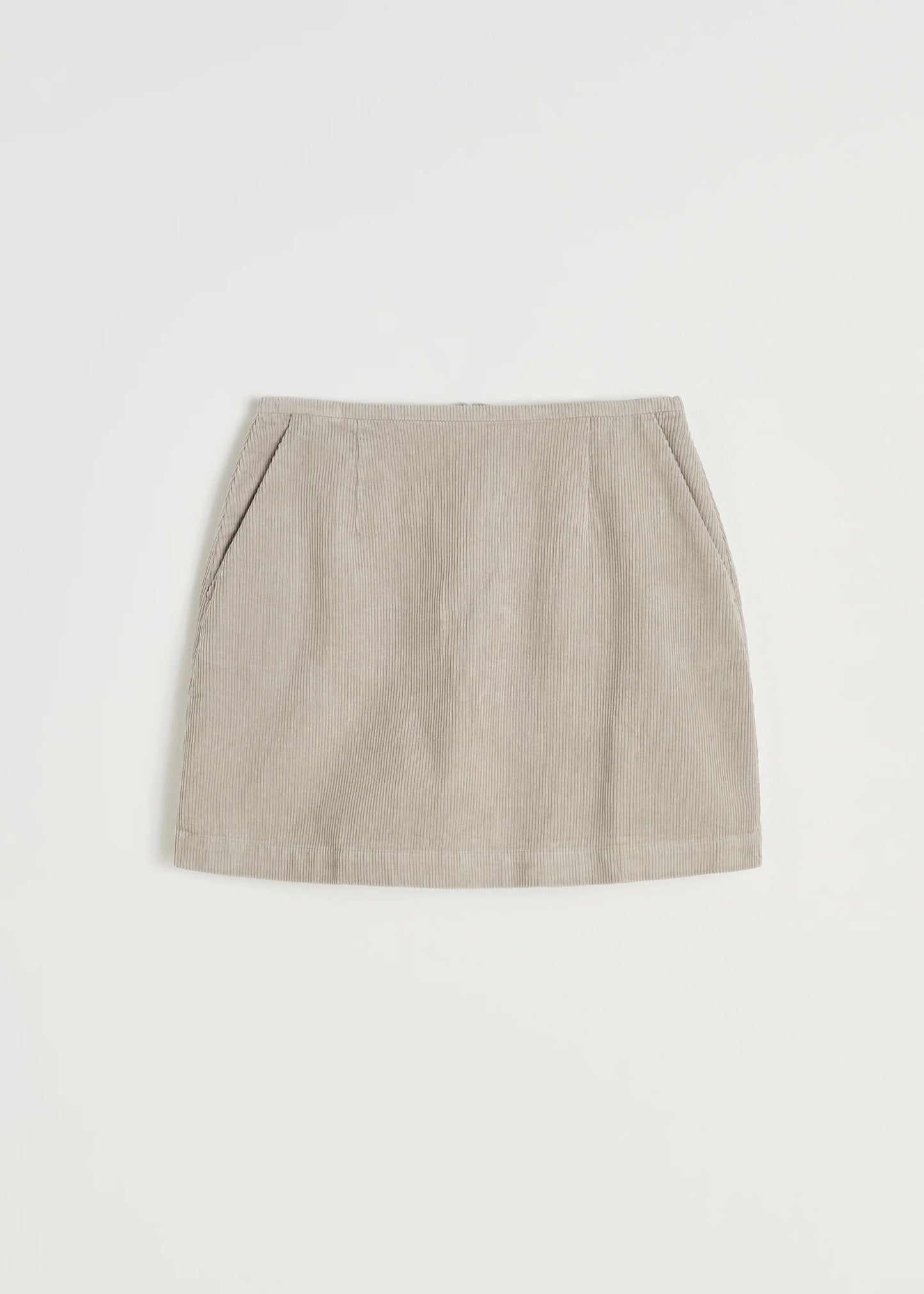 Aiayu "Mini Skirt Corduroy" Silver