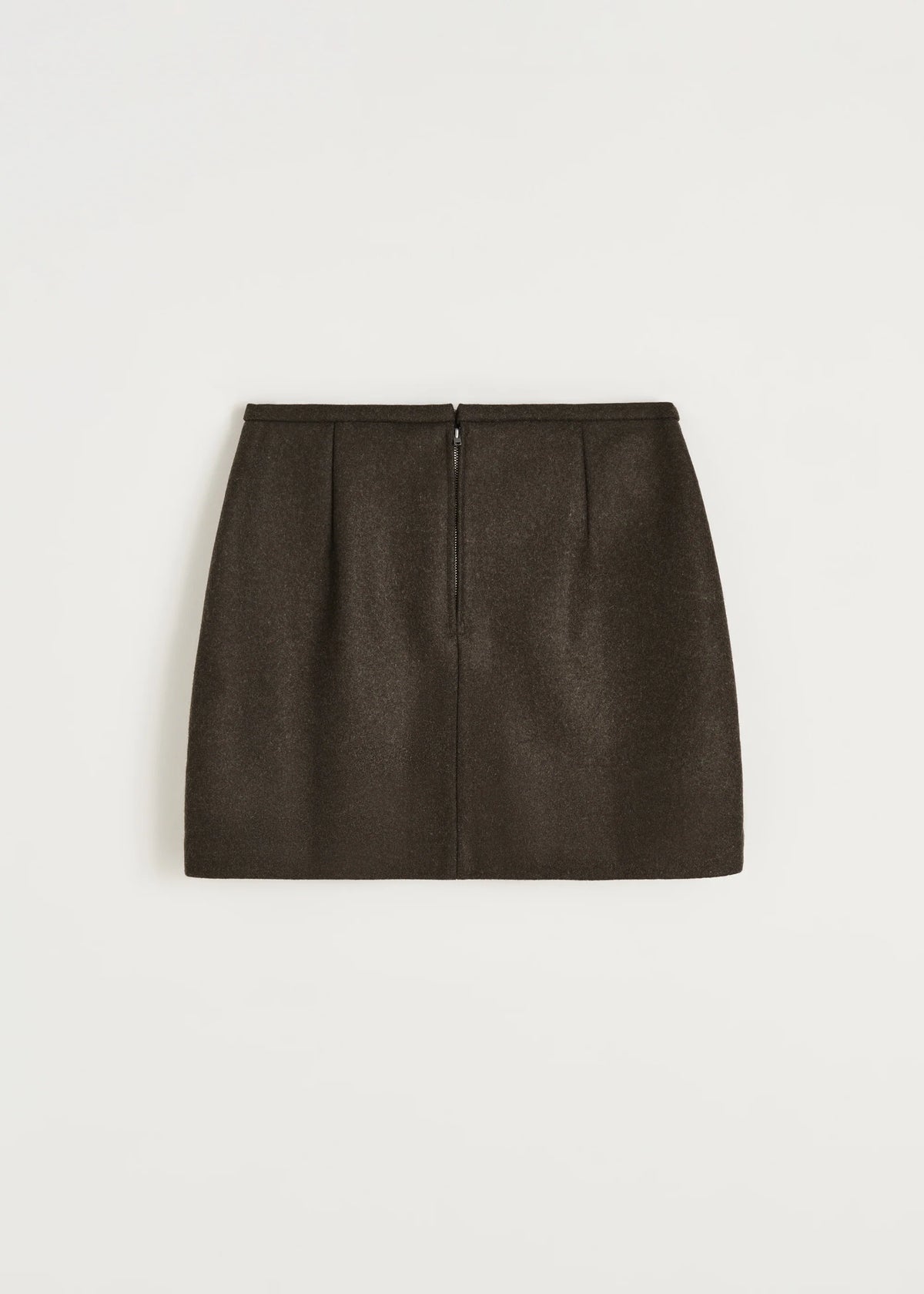 Aiayu "Mini skirt loden" Dark brown
