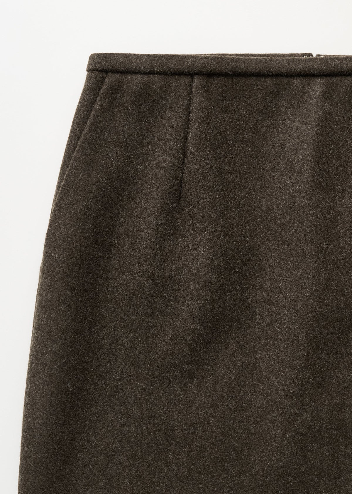 Aiayu "Mini skirt loden" Dark brown