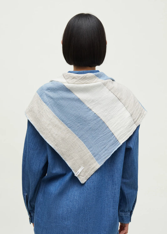 Aiayu "Nani scarf - cashmere-silk" Mix Brilliant Blue