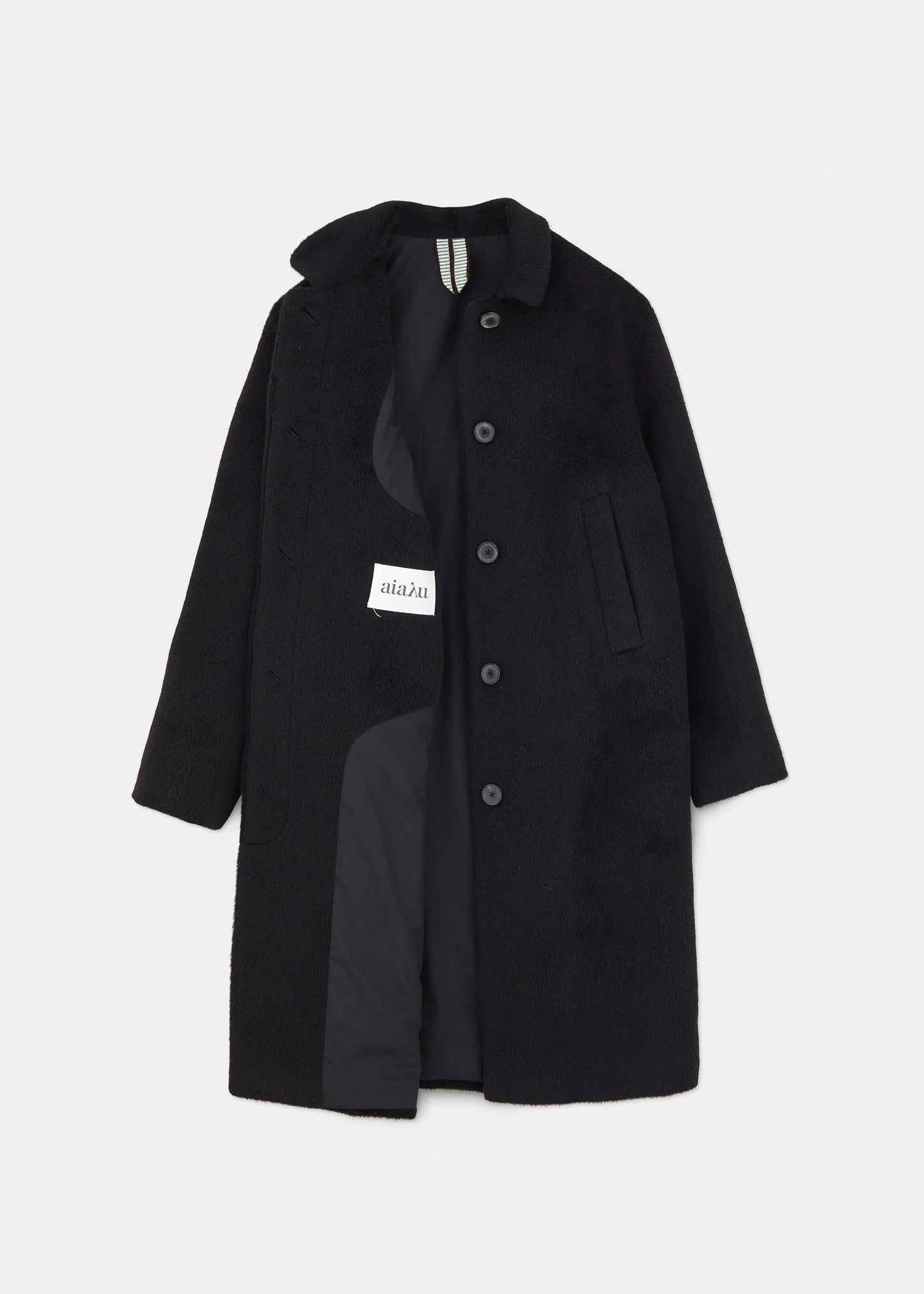 Aiayu "Noor wool coat" Black