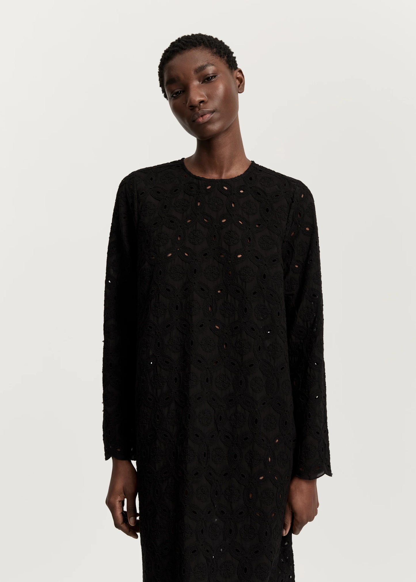 Aiayu "Novia dress embroidery" Black