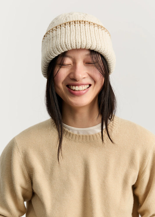 Aiayu "Paula beanie – wool" Mix Fawn OS