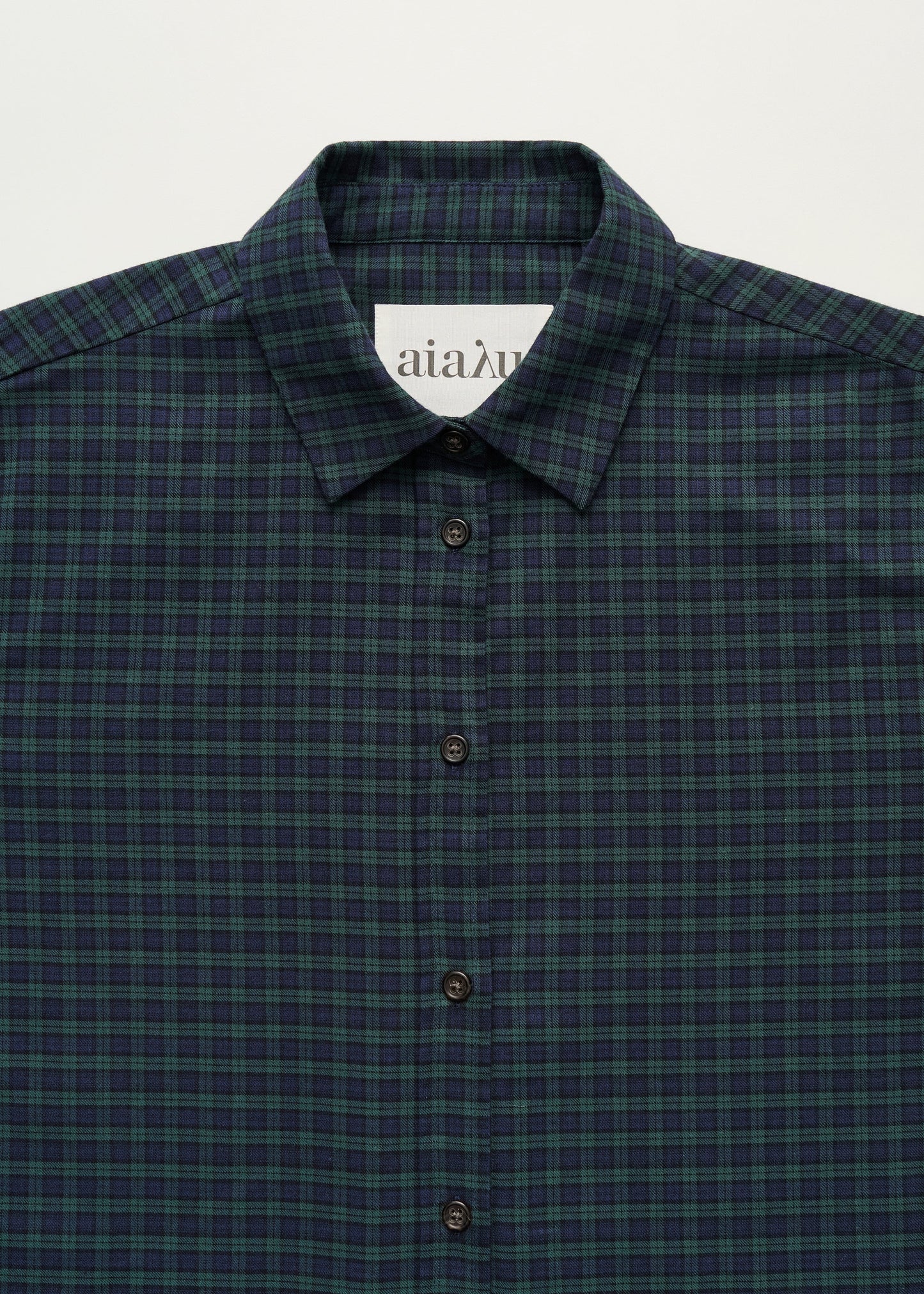 Aiayu "Penny shirt check" Evergreen