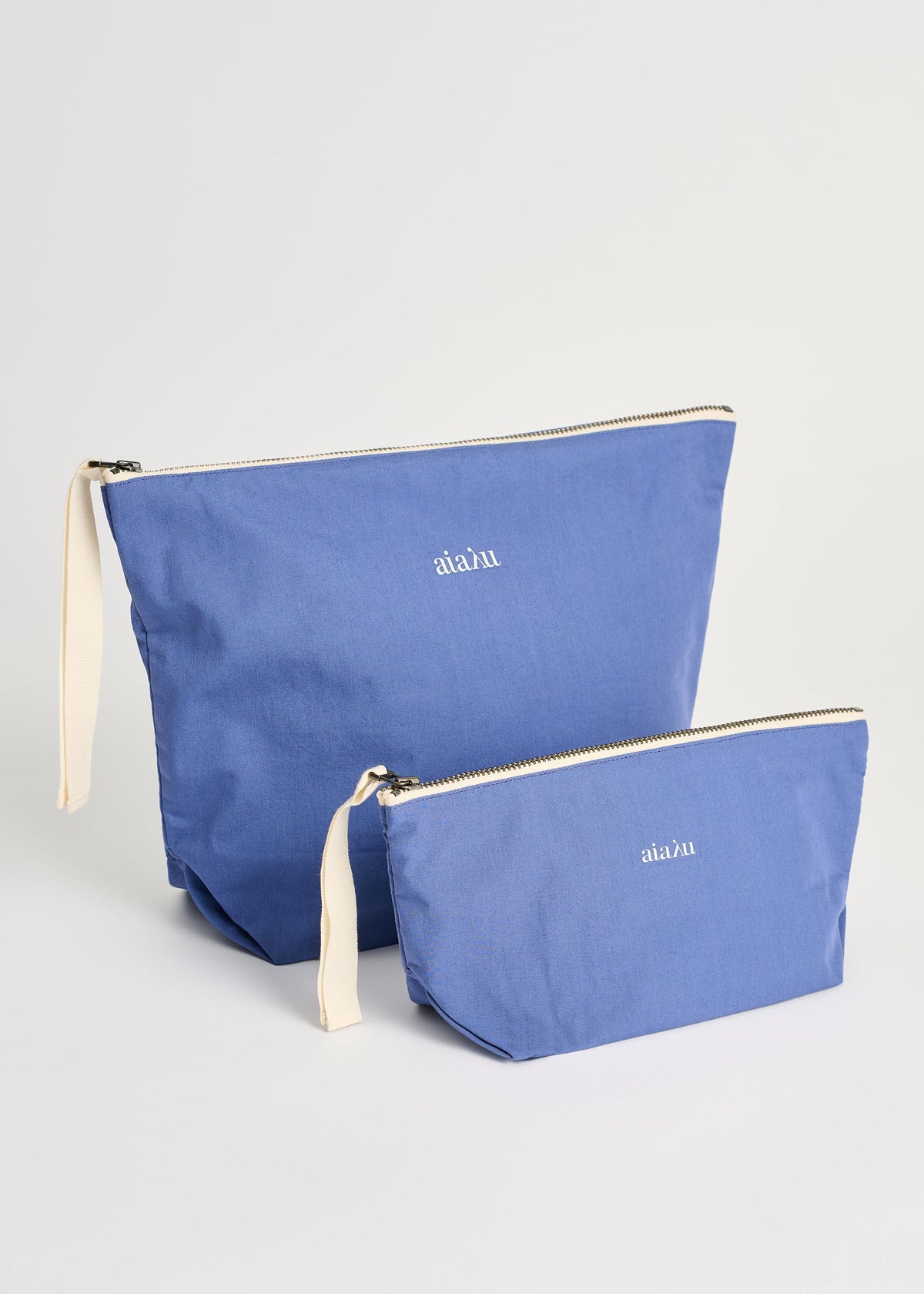 Aiayu "Pouch heavy poplin" French blue