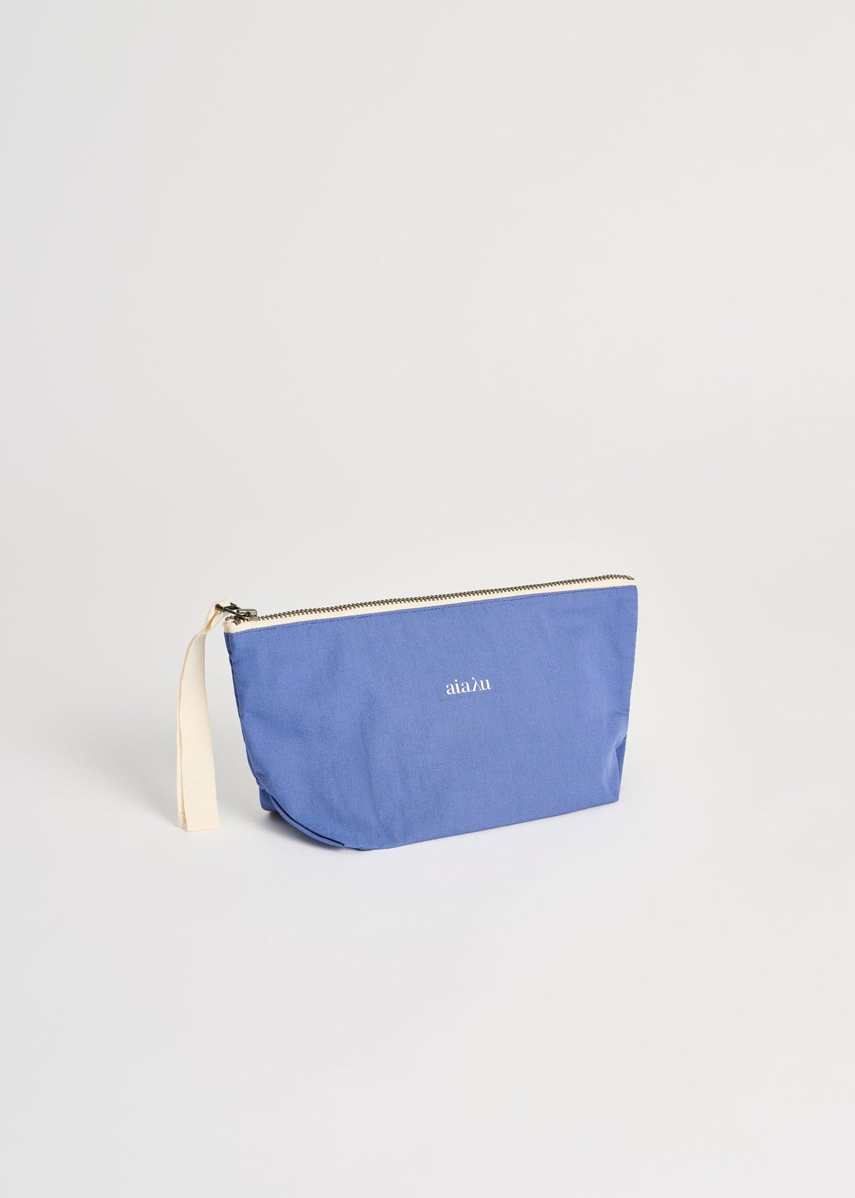 Aiayu "Pouch mini heavy poplin" French blue