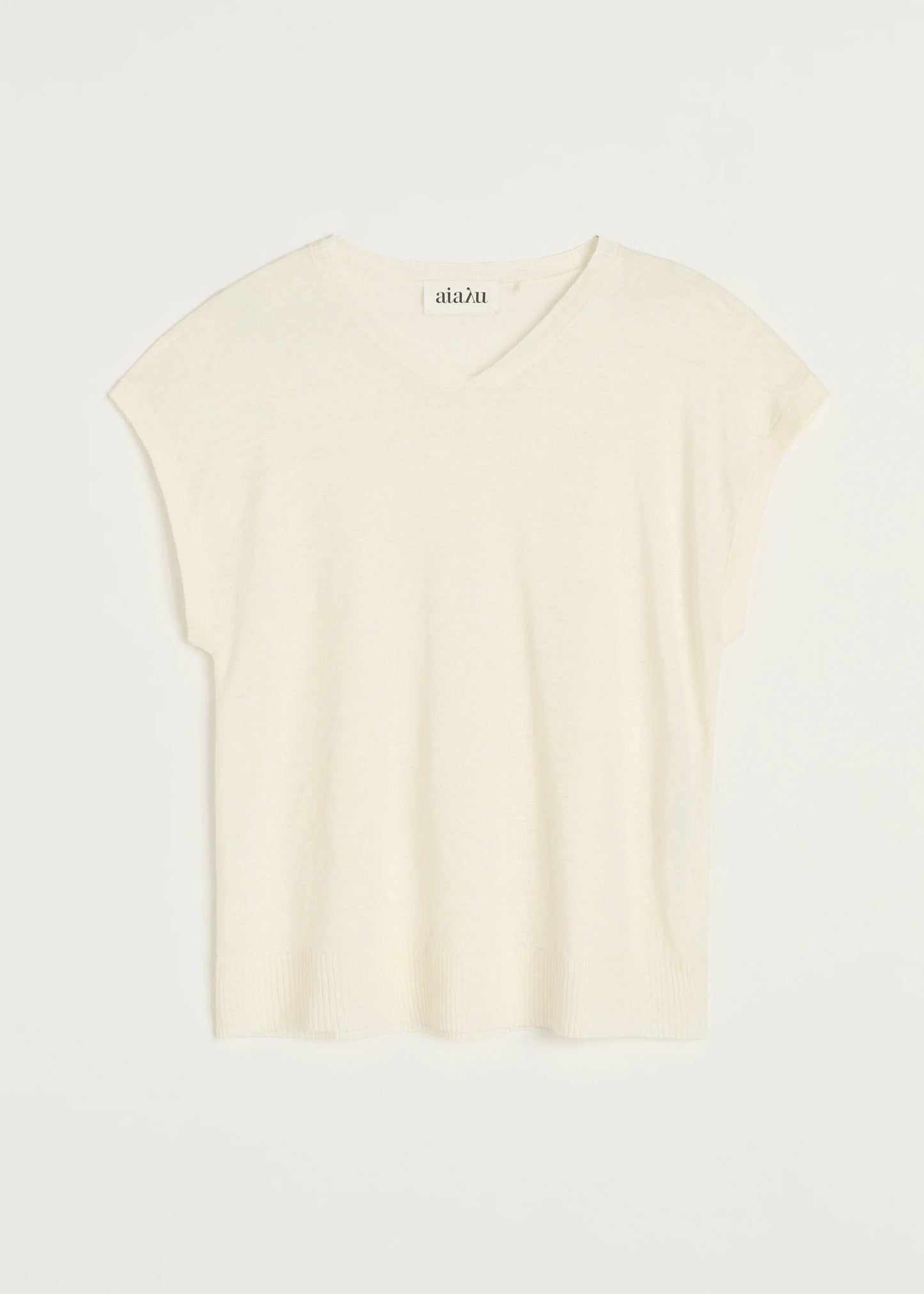 Aiayu "Priti vest – linen" Ecru