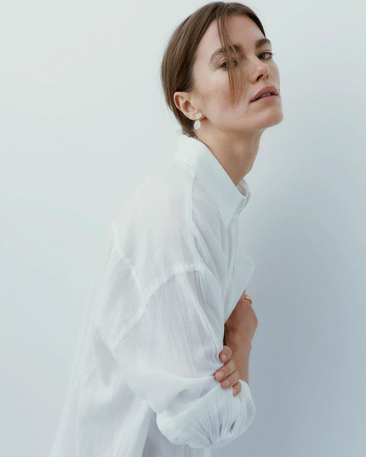 Ragbag, Datura Earrings, gold plating