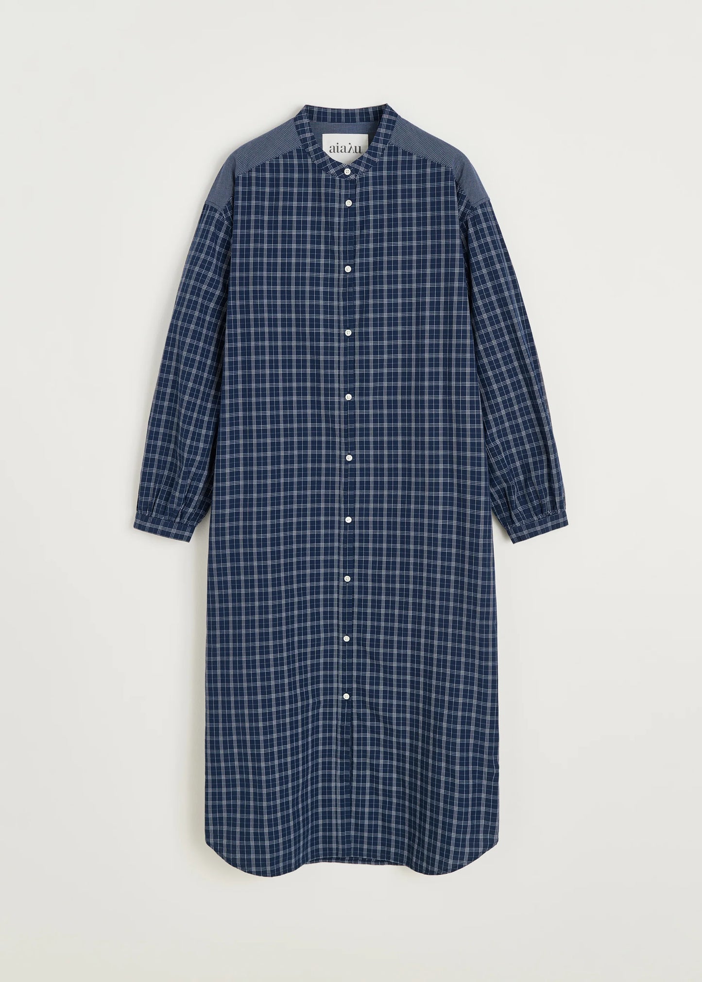 Aiayu "Sani dress check" Night Sky