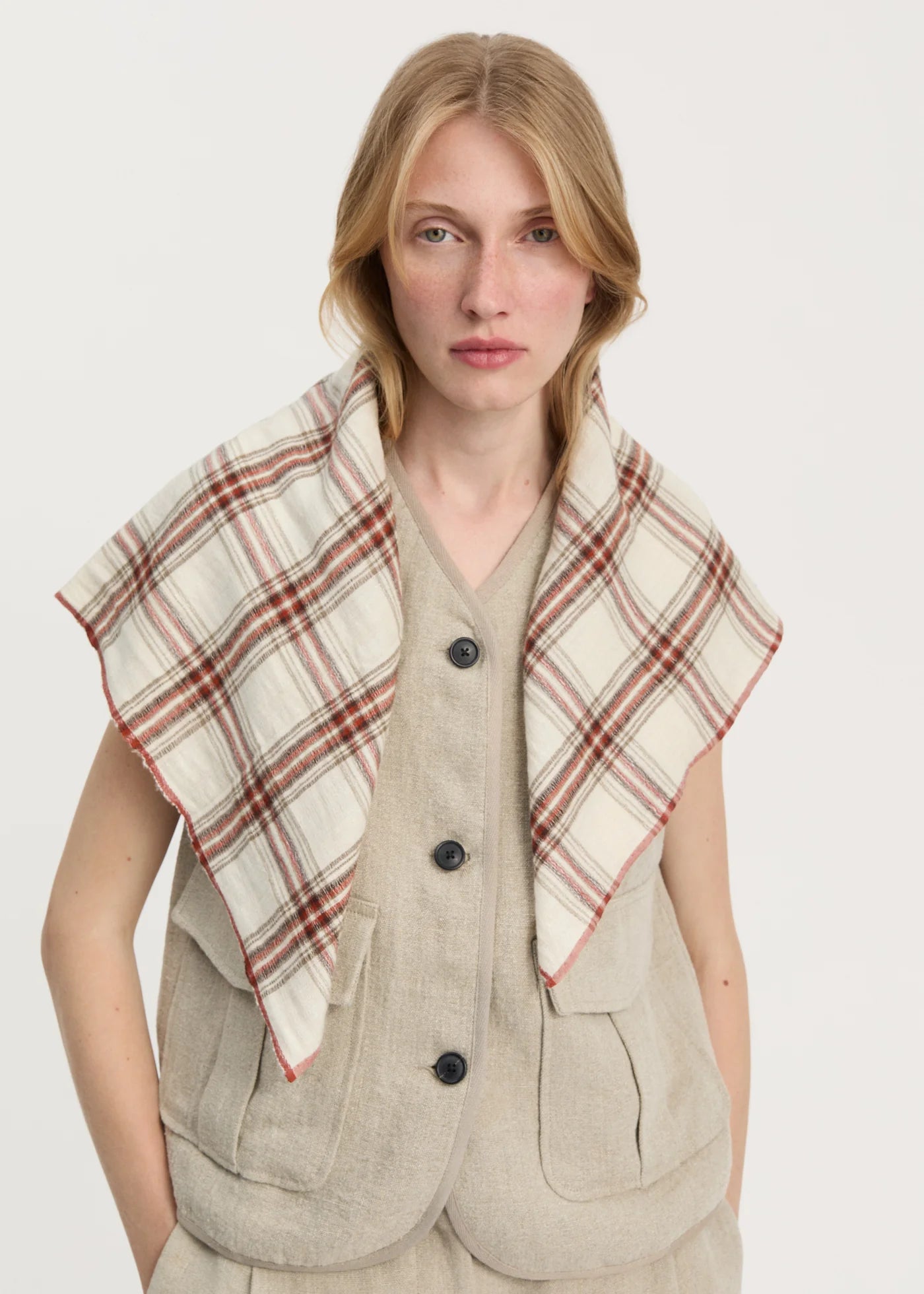 Aiayu "Shilpa scarf – cashmere silk" Mix Osaka