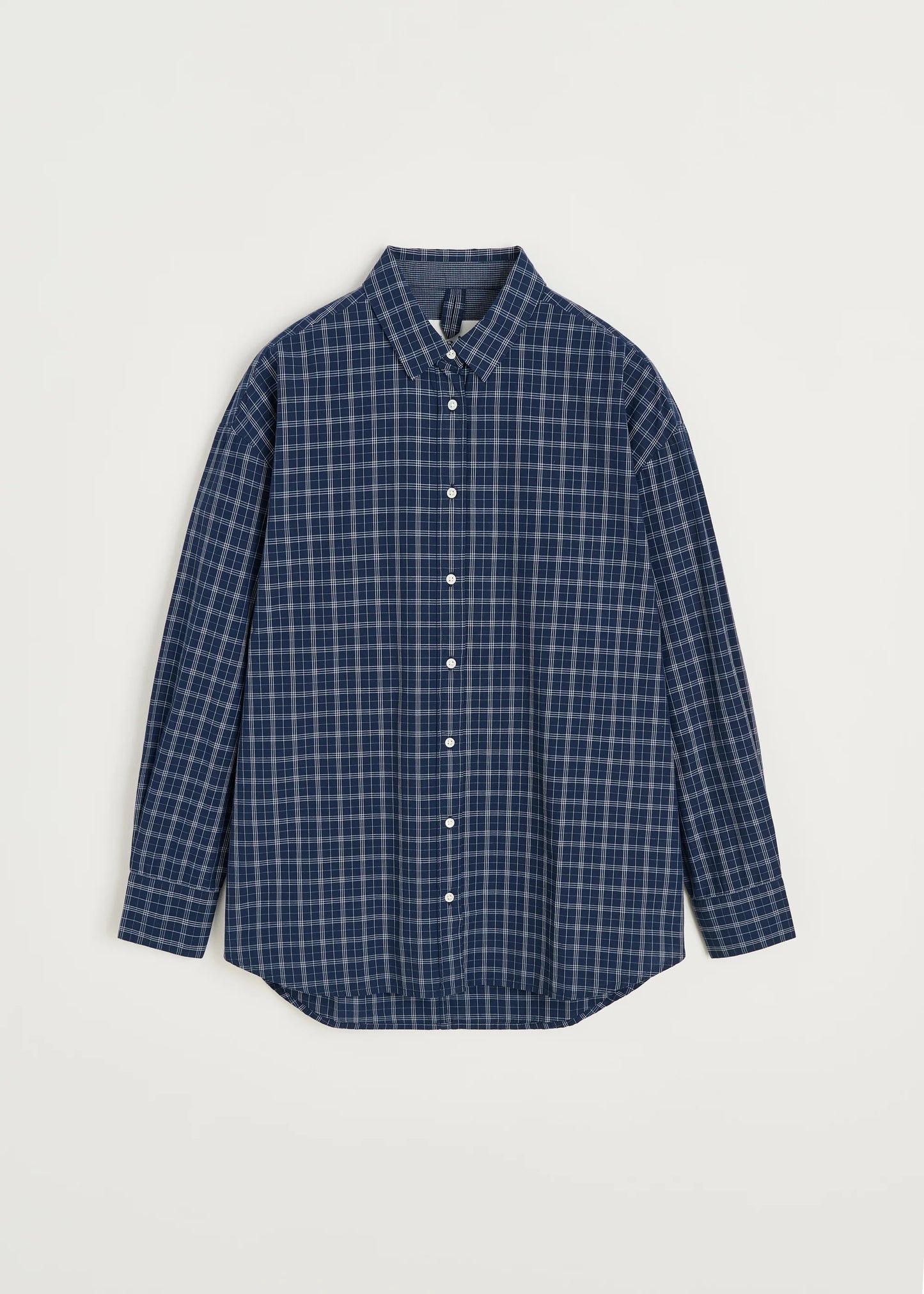 Aiayu "Shirt check" Mix Navy