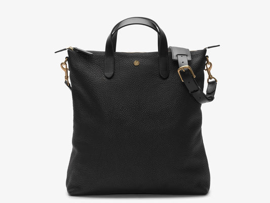 Shopper, Leather, Black/Black